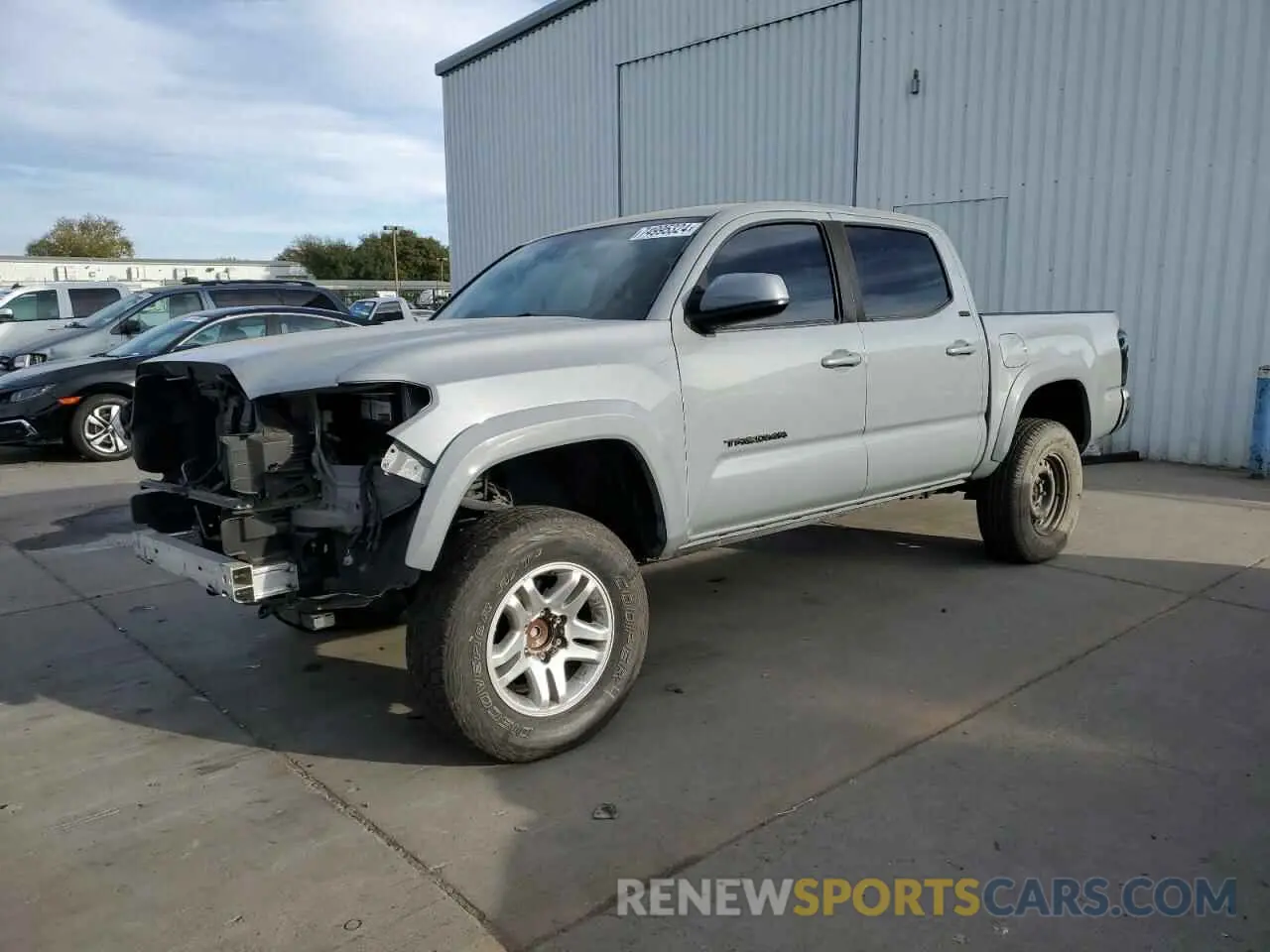 1 Photograph of a damaged car 3TMAZ5CN6KM106662 TOYOTA TACOMA 2019