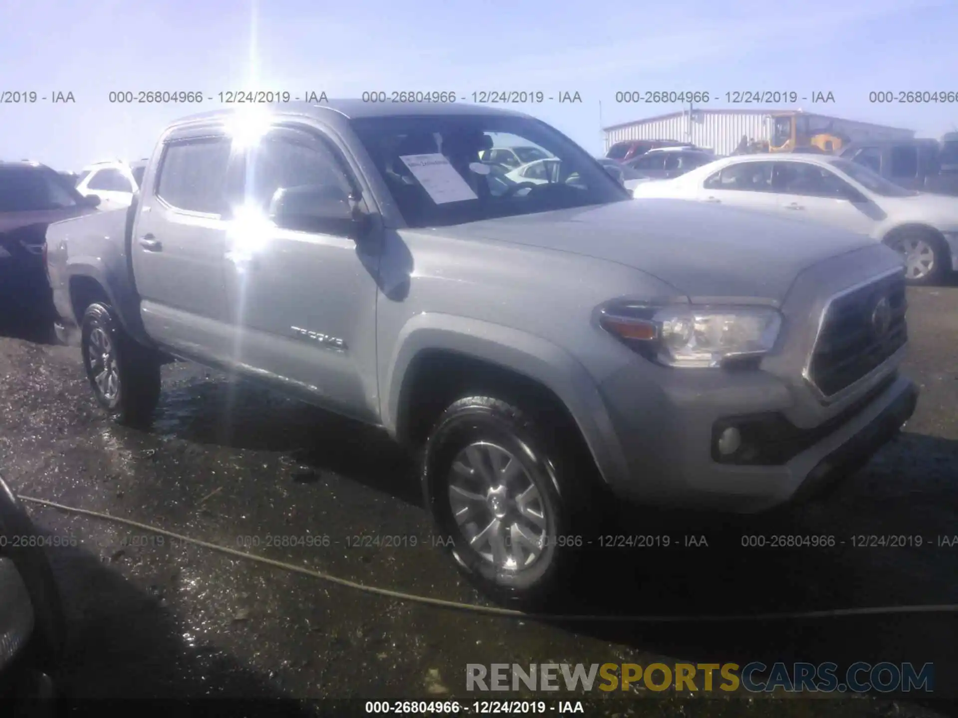 1 Photograph of a damaged car 3TMAZ5CN6KM108489 TOYOTA TACOMA 2019