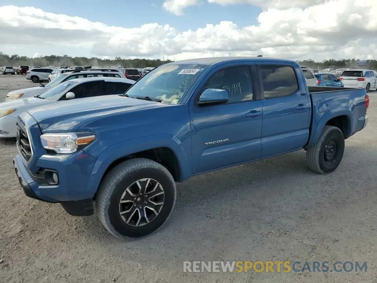 1 Photograph of a damaged car 3TMAZ5CN6KM112381 TOYOTA TACOMA 2019
