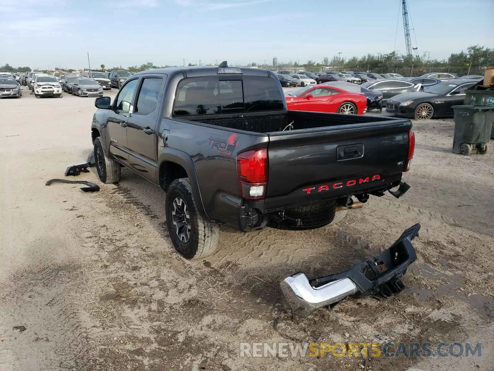 3 Photograph of a damaged car 3TMAZ5CN7KM090648 TOYOTA TACOMA 2019