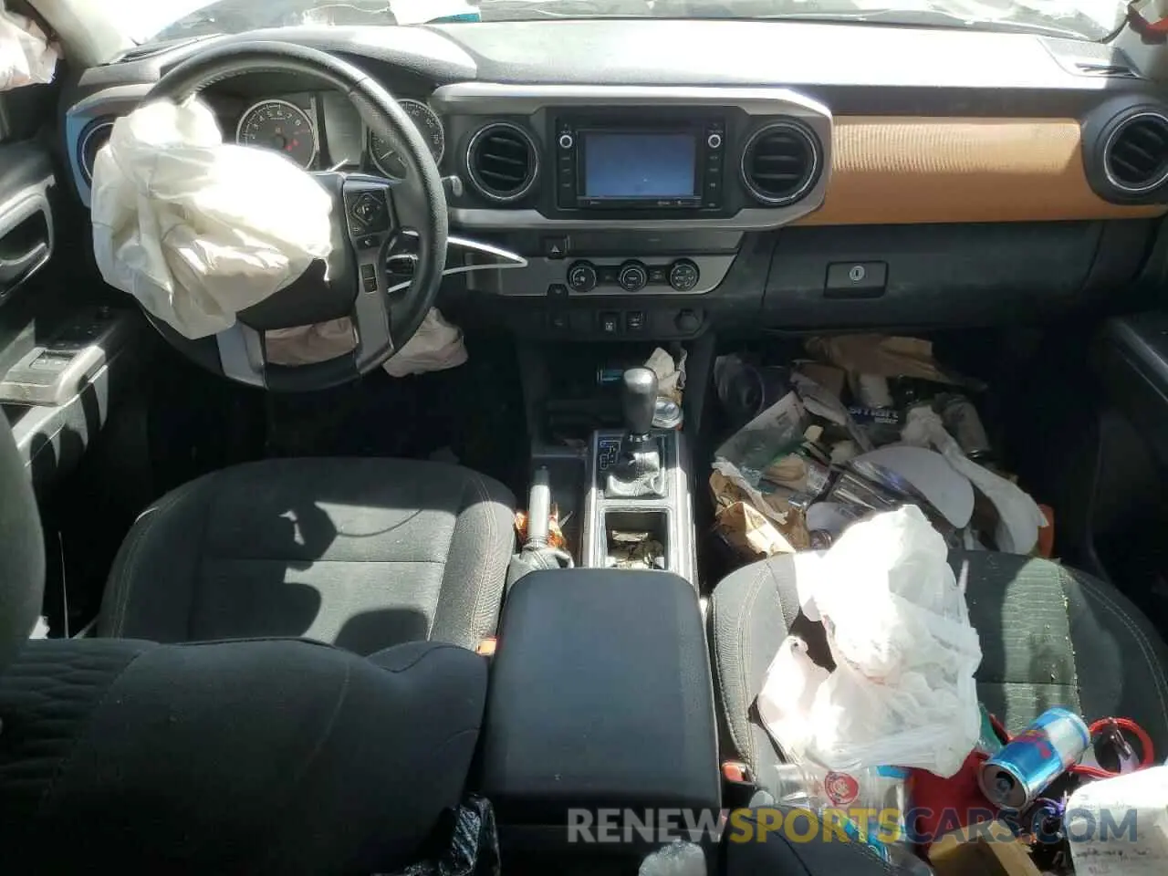 8 Photograph of a damaged car 3TMAZ5CN7KM109697 TOYOTA TACOMA 2019