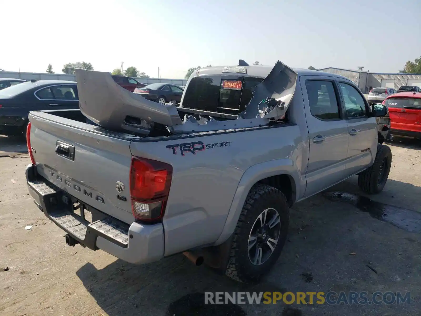 4 Photograph of a damaged car 3TMAZ5CN8KM088777 TOYOTA TACOMA 2019