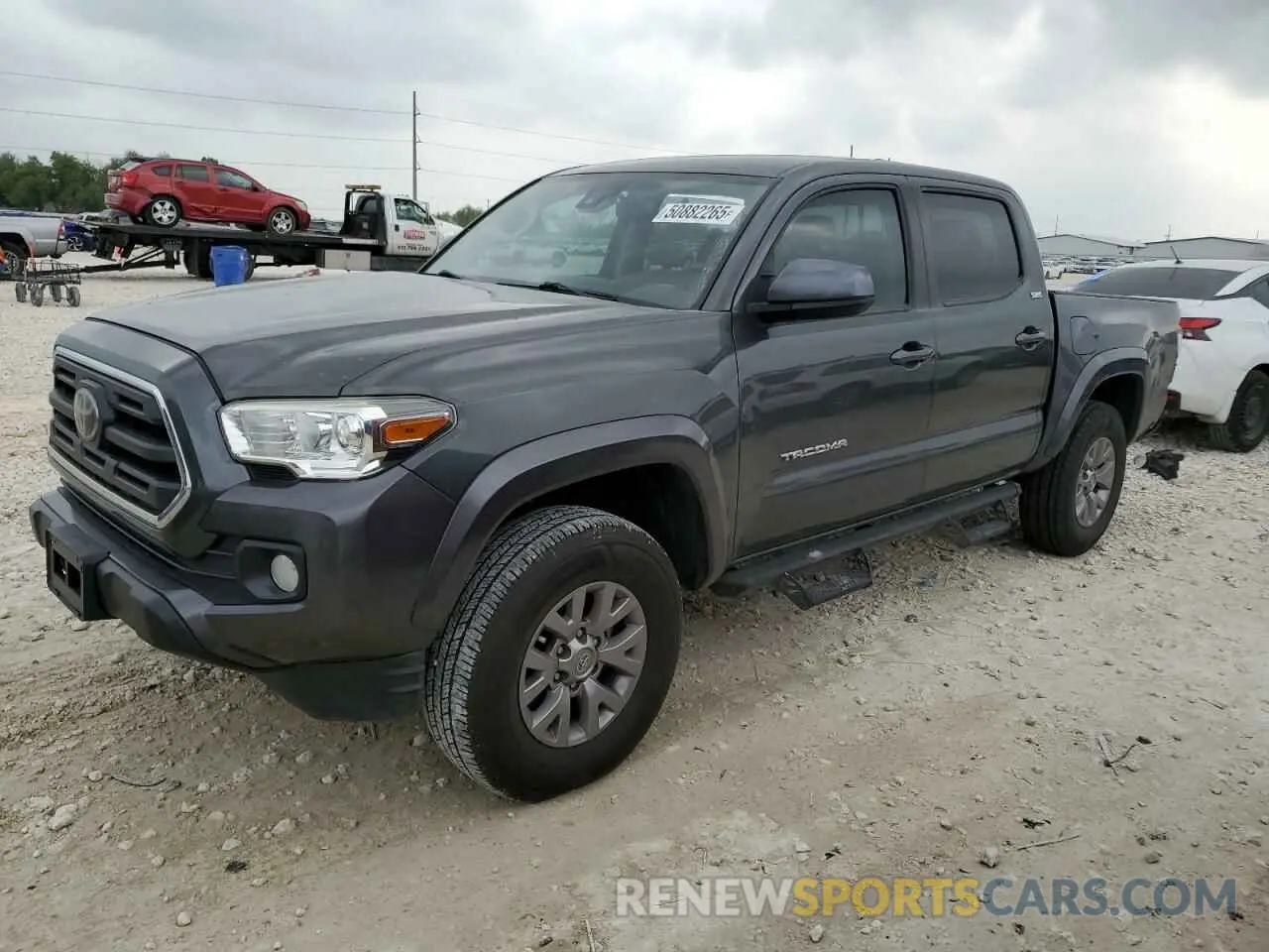 1 Photograph of a damaged car 3TMAZ5CN9KM081238 TOYOTA TACOMA 2019