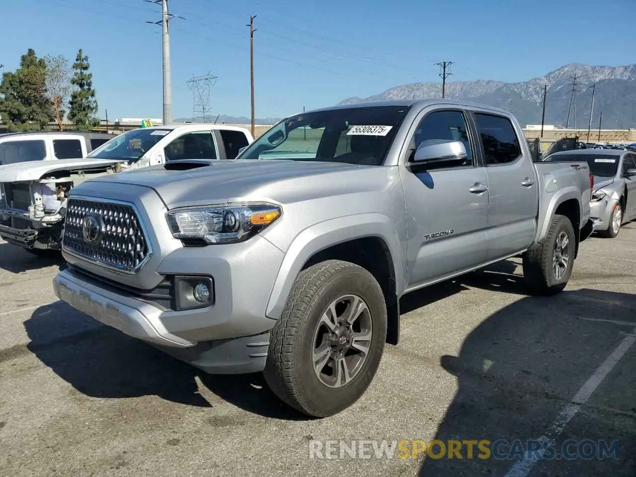 1 Photograph of a damaged car 3TMAZ5CN9KM082809 TOYOTA TACOMA 2019
