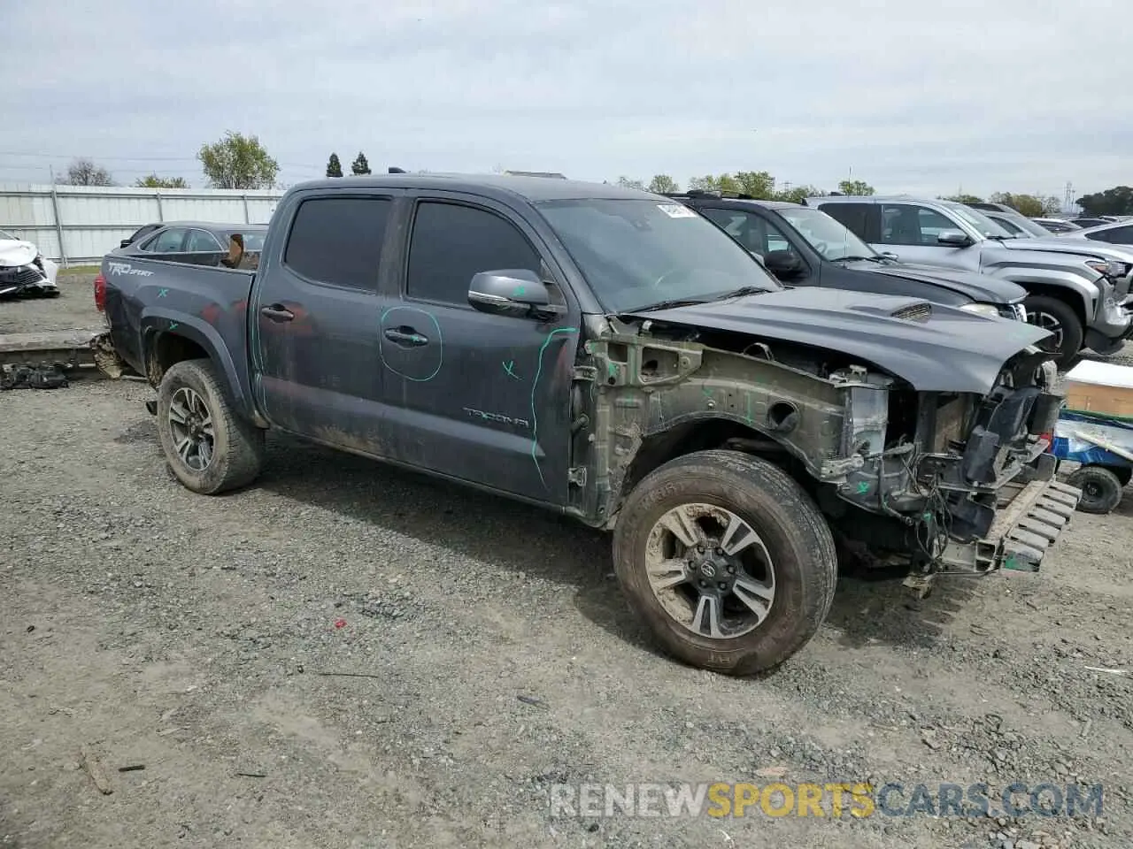 4 Photograph of a damaged car 3TMAZ5CN9KM090828 TOYOTA TACOMA 2019