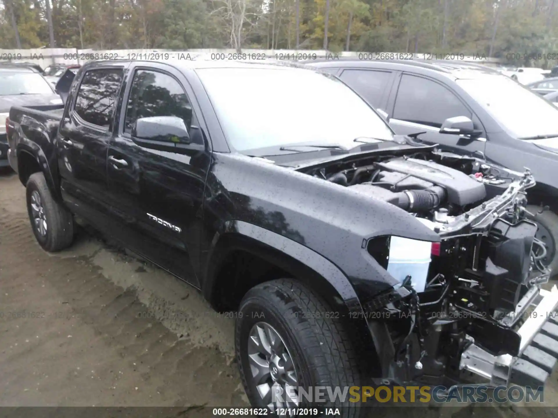 1 Photograph of a damaged car 3TMAZ5CN9KM093115 TOYOTA TACOMA 2019