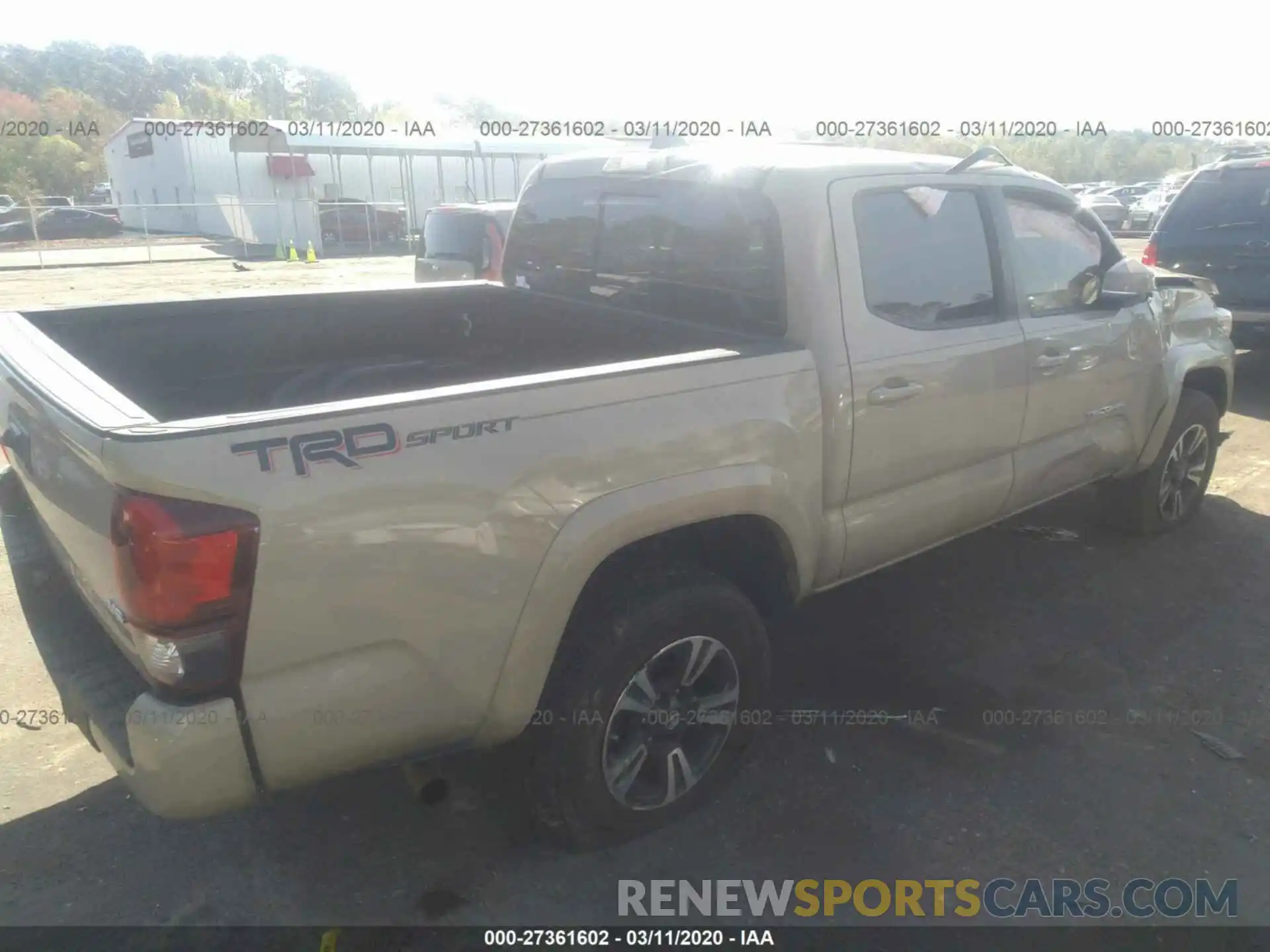 4 Photograph of a damaged car 3TMAZ5CN9KM093499 TOYOTA TACOMA 2019