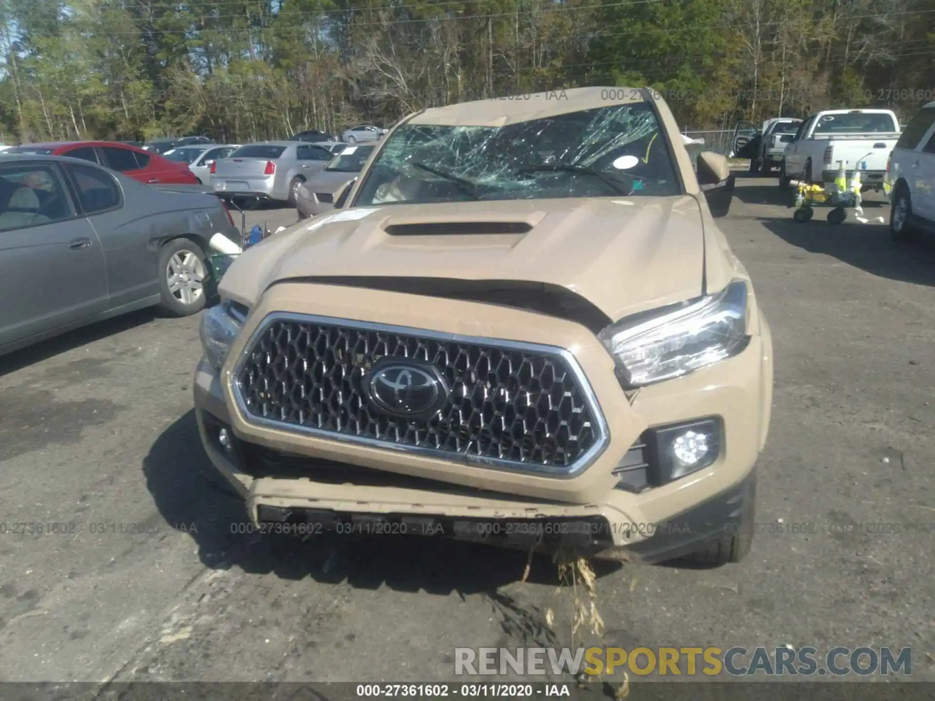 6 Photograph of a damaged car 3TMAZ5CN9KM093499 TOYOTA TACOMA 2019