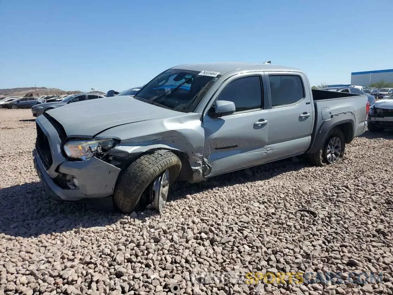 1 Photograph of a damaged car 3TMAZ5CN9KM103738 TOYOTA TACOMA 2019