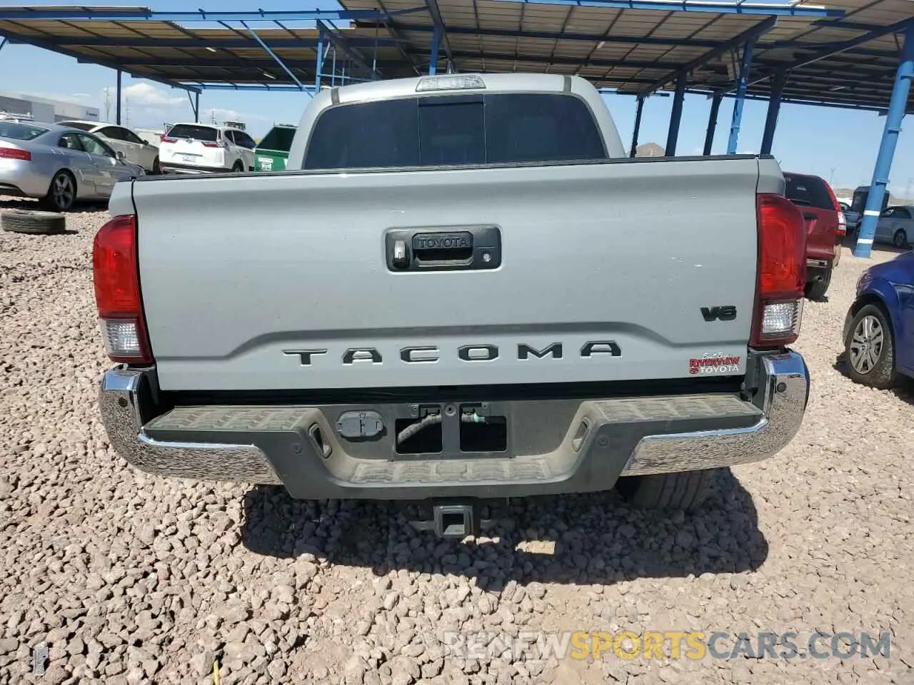 6 Photograph of a damaged car 3TMAZ5CN9KM103738 TOYOTA TACOMA 2019