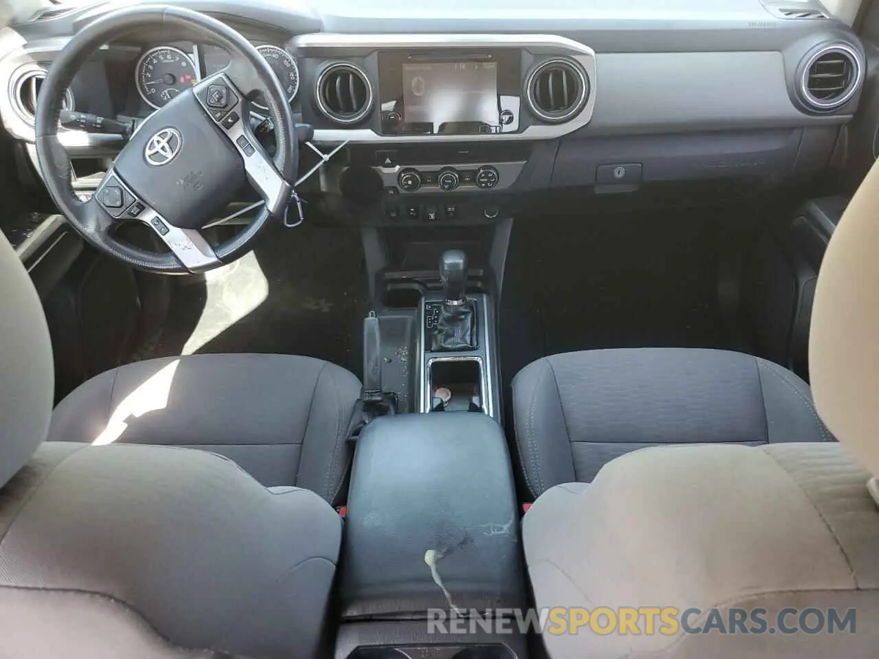 8 Photograph of a damaged car 3TMAZ5CN9KM103738 TOYOTA TACOMA 2019
