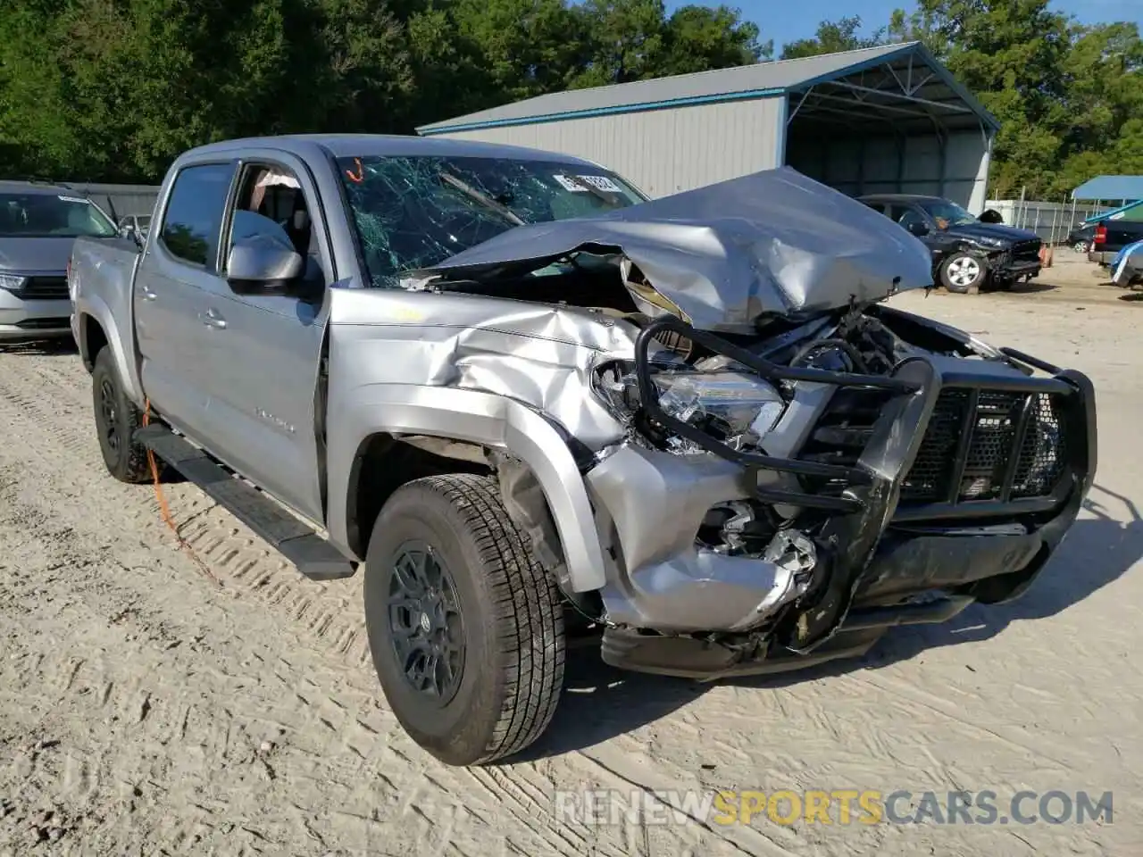 1 Photograph of a damaged car 3TMAZ5CN9KM109930 TOYOTA TACOMA 2019