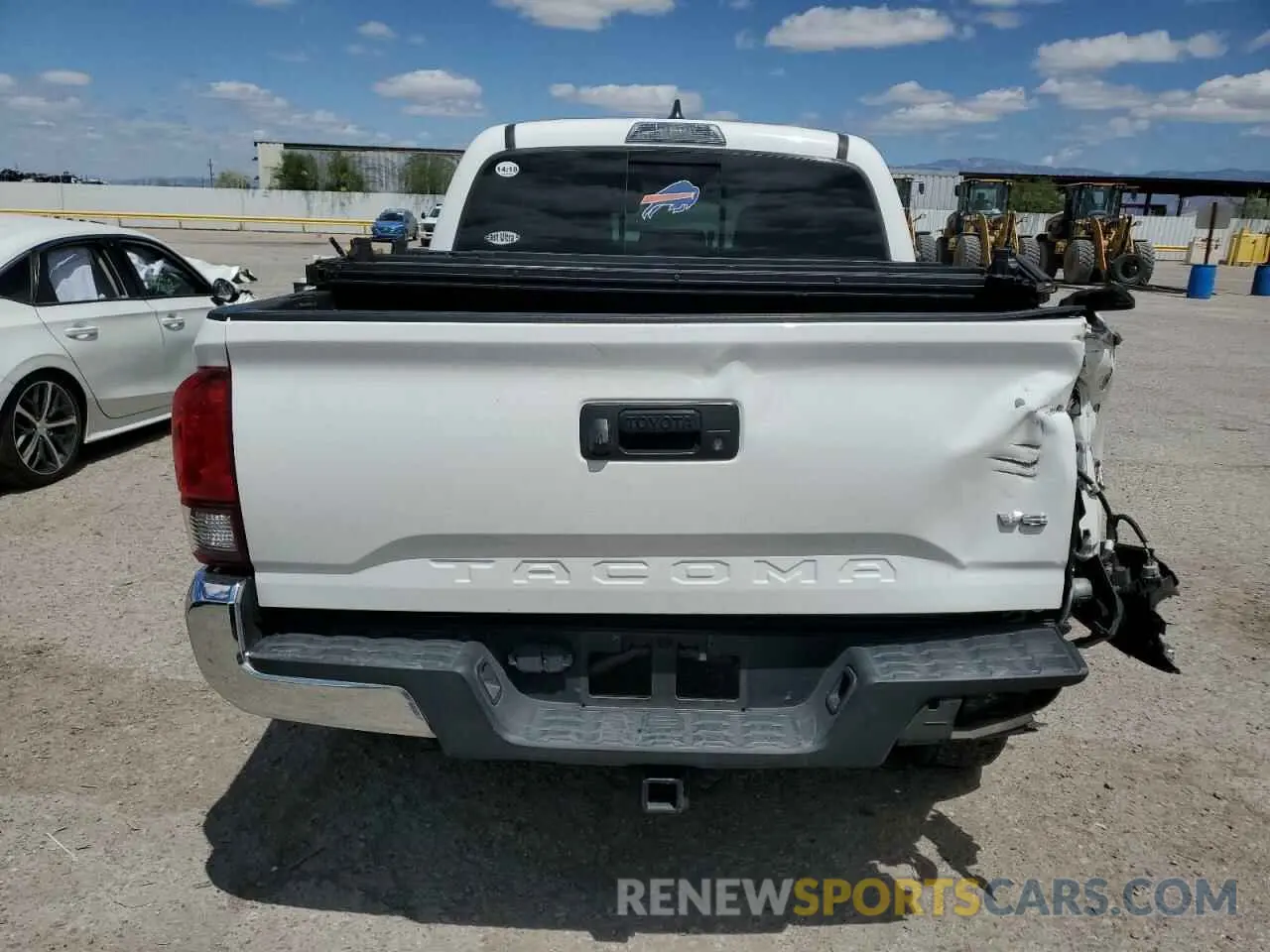 6 Photograph of a damaged car 3TMAZ5CN9KM112892 TOYOTA TACOMA 2019