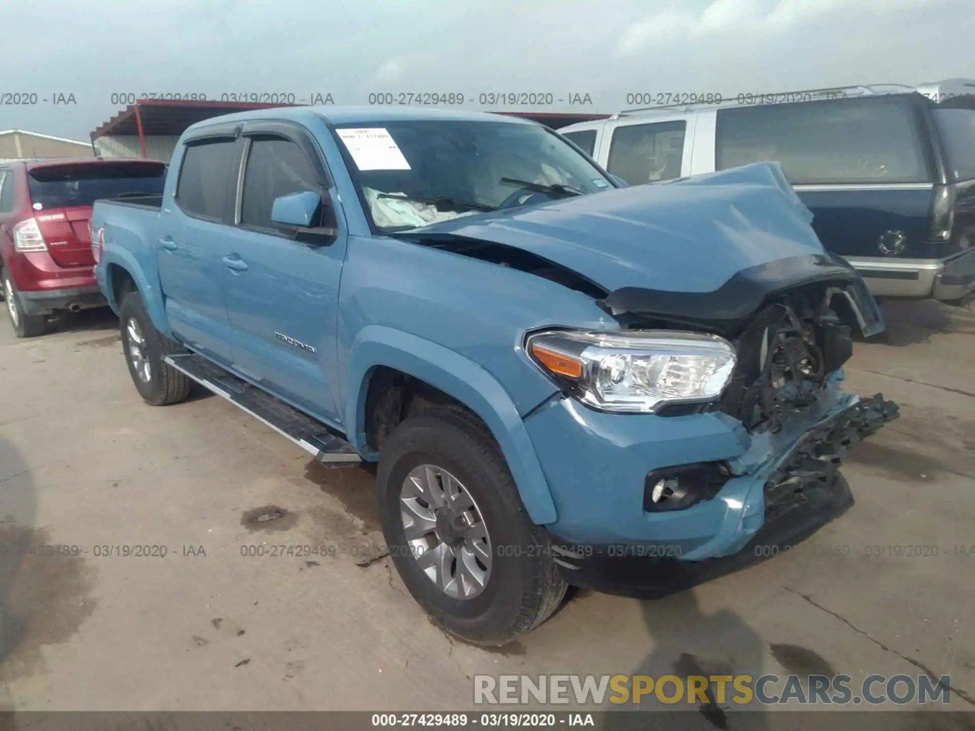 1 Photograph of a damaged car 3TMAZ5CNXKM091471 TOYOTA TACOMA 2019