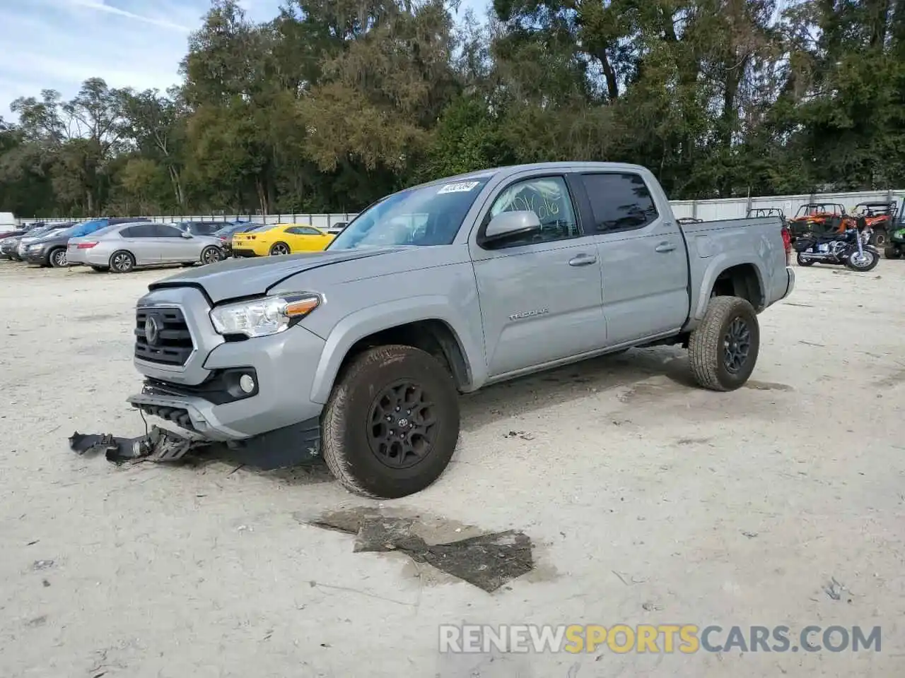 1 Photograph of a damaged car 3TMAZ5CNXKM102081 TOYOTA TACOMA 2019