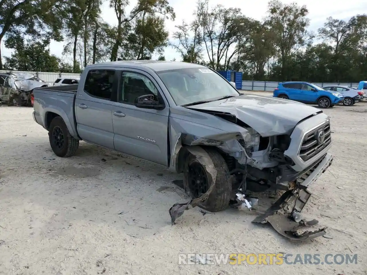 4 Photograph of a damaged car 3TMAZ5CNXKM102081 TOYOTA TACOMA 2019