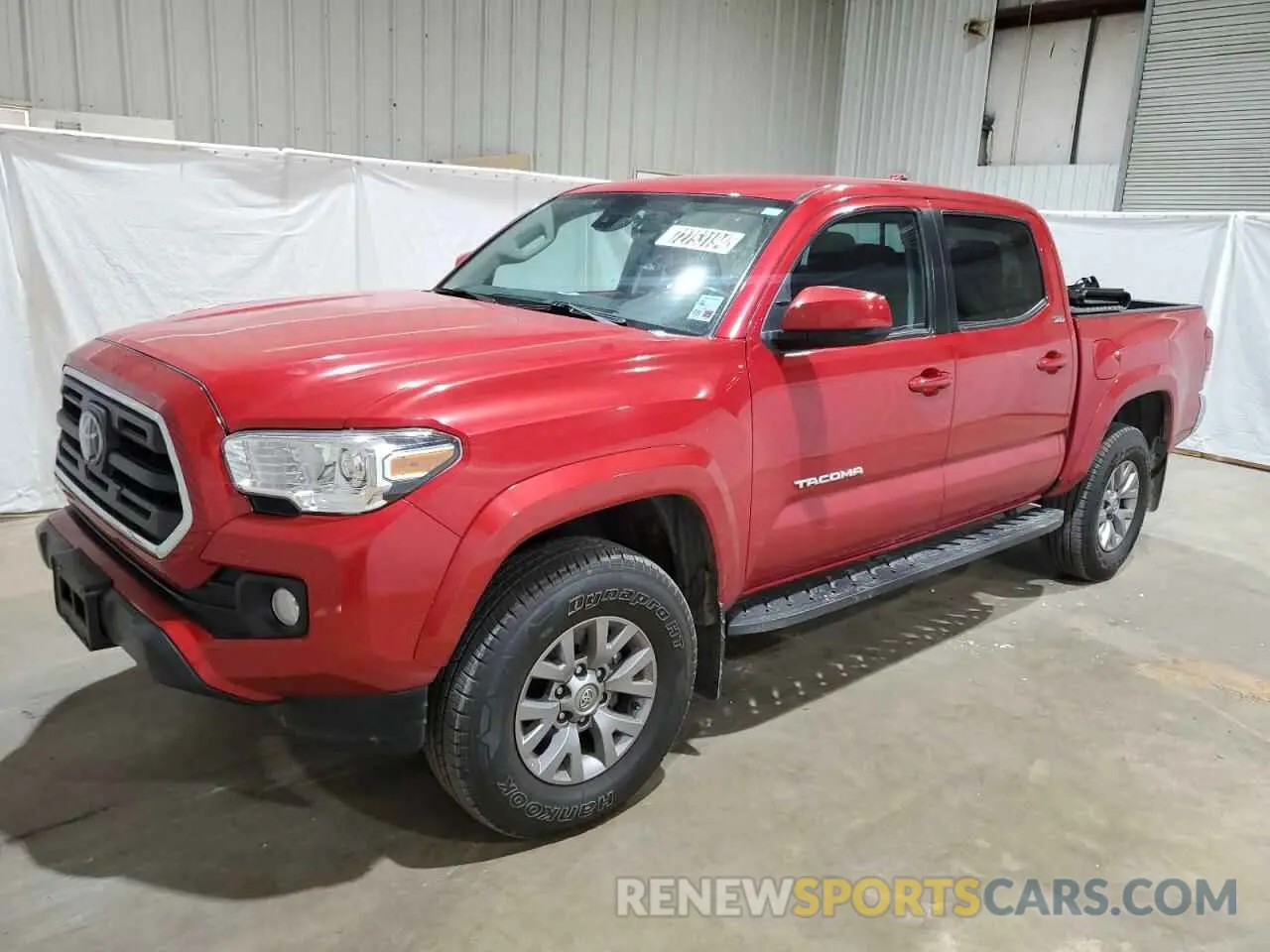 1 Photograph of a damaged car 3TMAZ5CNXKM104848 TOYOTA TACOMA 2019