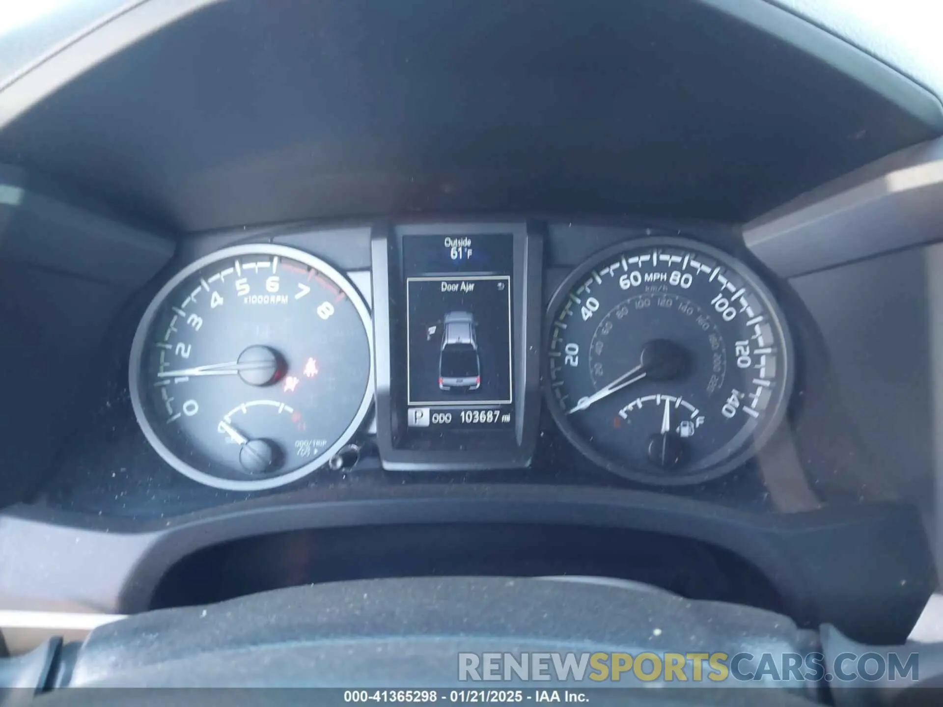7 Photograph of a damaged car 3TMAZ5CNXKM109323 TOYOTA TACOMA 2019