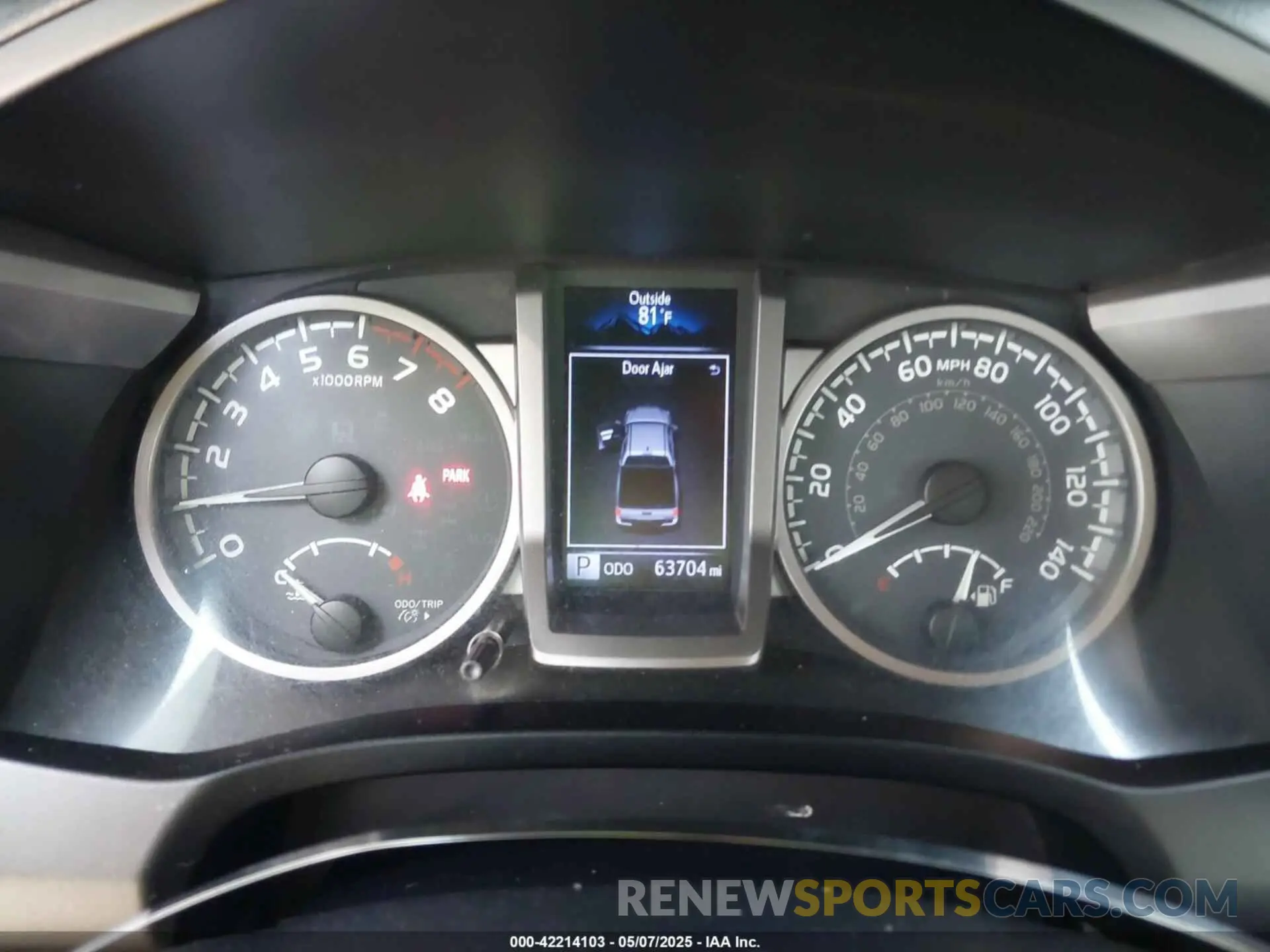 7 Photograph of a damaged car 3TMAZ5CNXKM109936 TOYOTA TACOMA 2019