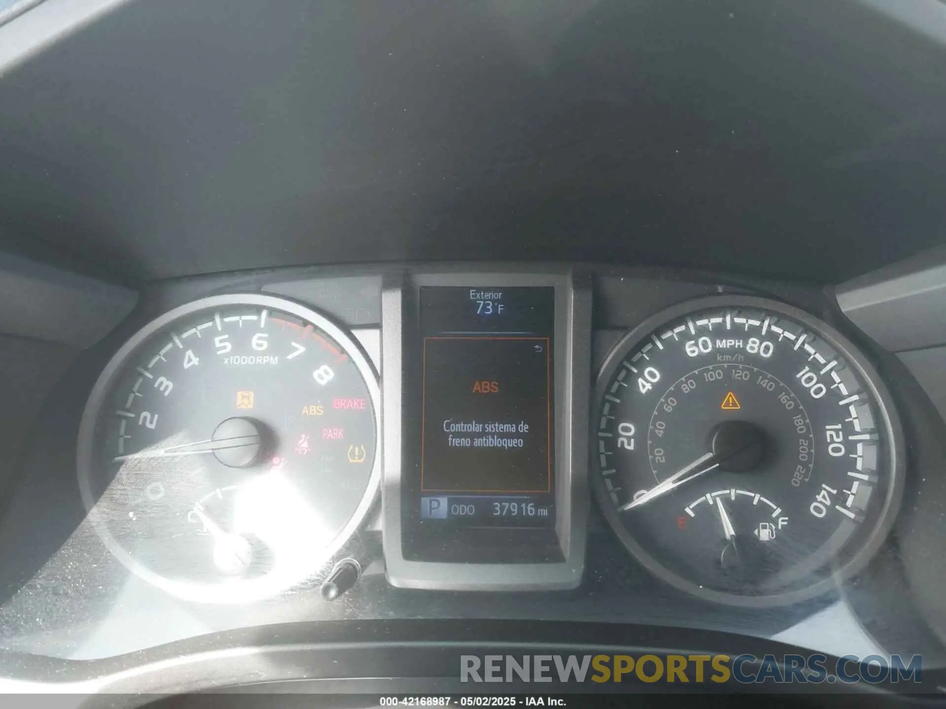 7 Photograph of a damaged car 3TMAZ5CNXKM112433 TOYOTA TACOMA 2019