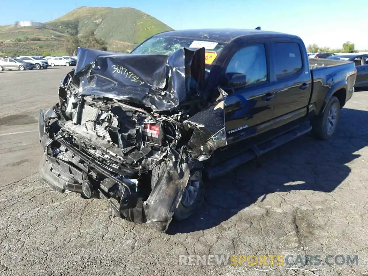 2 Photograph of a damaged car 3TMBZ5DN0KM022016 TOYOTA TACOMA 2019