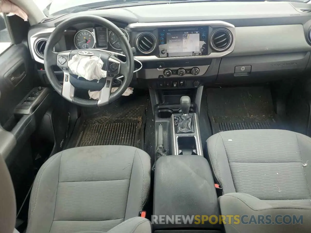 8 Photograph of a damaged car 3TMBZ5DN0KM023148 TOYOTA TACOMA 2019