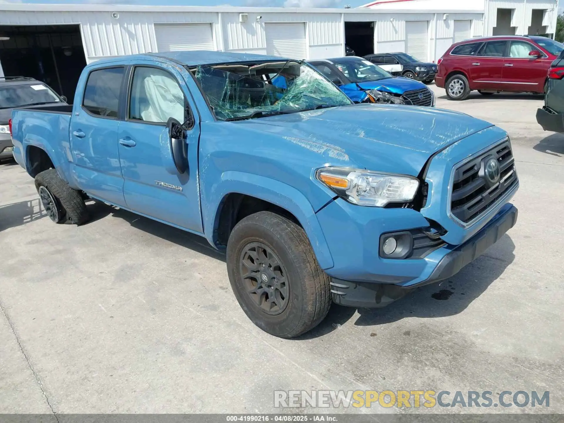1 Photograph of a damaged car 3TMBZ5DN1KM018282 TOYOTA TACOMA 2019