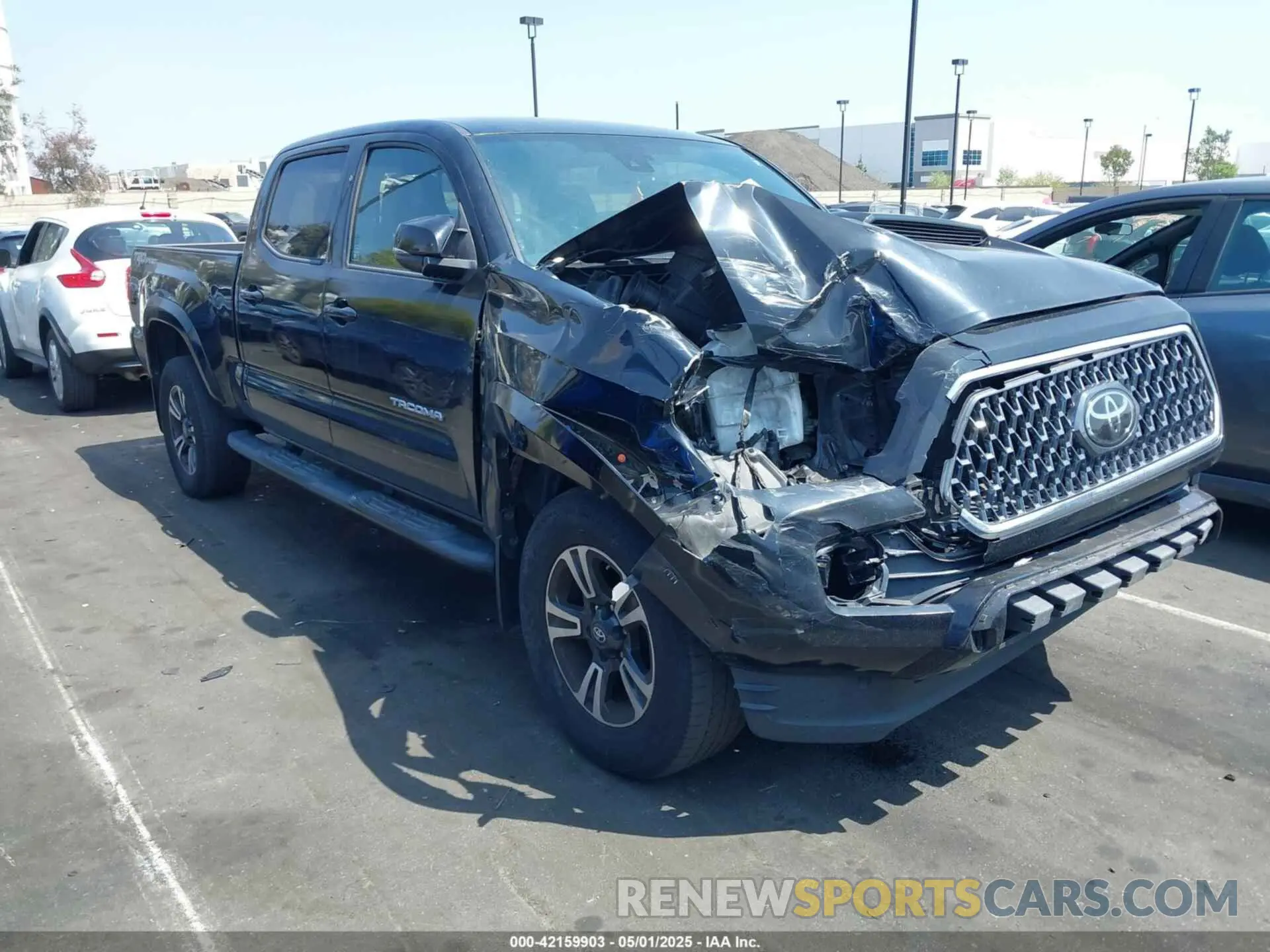 1 Photograph of a damaged car 3TMBZ5DN1KM023093 TOYOTA TACOMA 2019