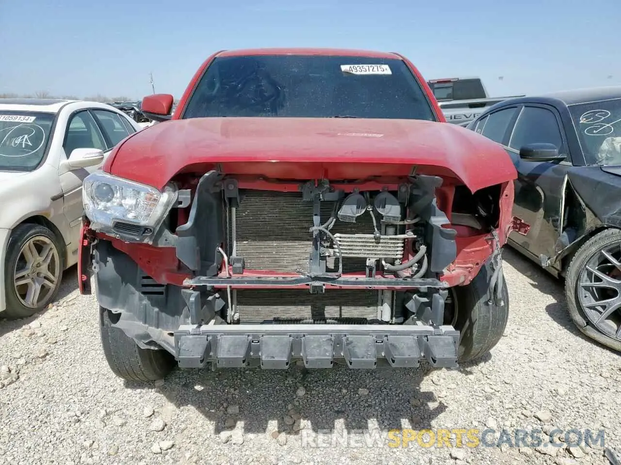 5 Photograph of a damaged car 3TMBZ5DN2KM022454 TOYOTA TACOMA 2019