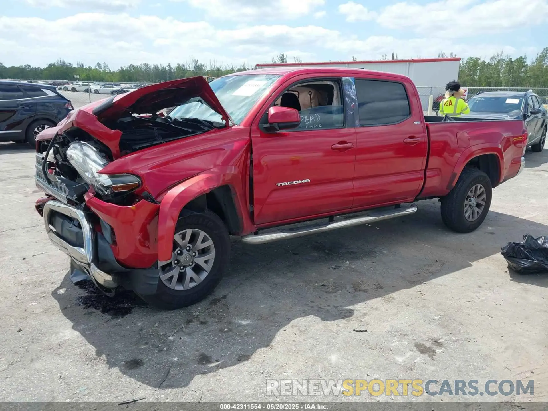 2 Photograph of a damaged car 3TMBZ5DN4KM018602 TOYOTA TACOMA 2019