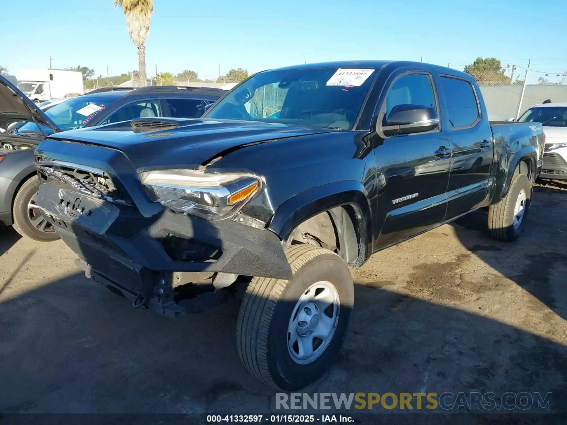 2 Photograph of a damaged car 3TMBZ5DN4KM018664 TOYOTA TACOMA 2019