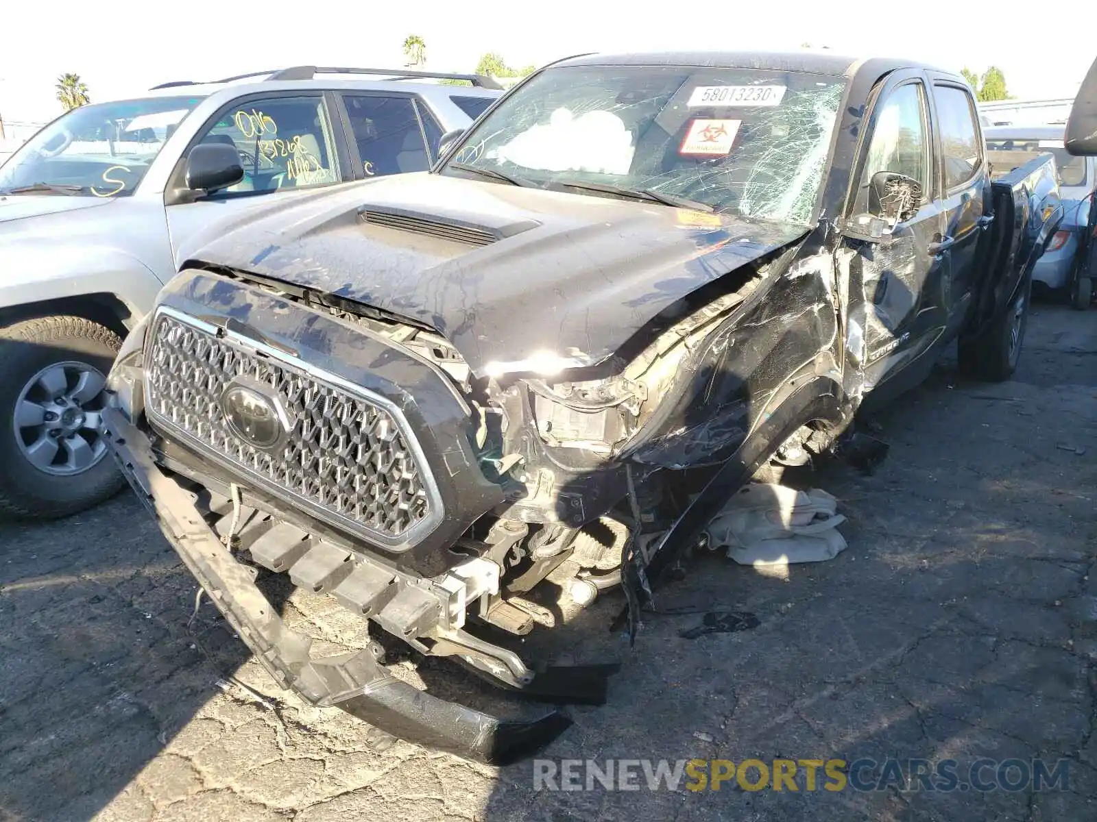 2 Photograph of a damaged car 3TMBZ5DN4KM022214 TOYOTA TACOMA 2019