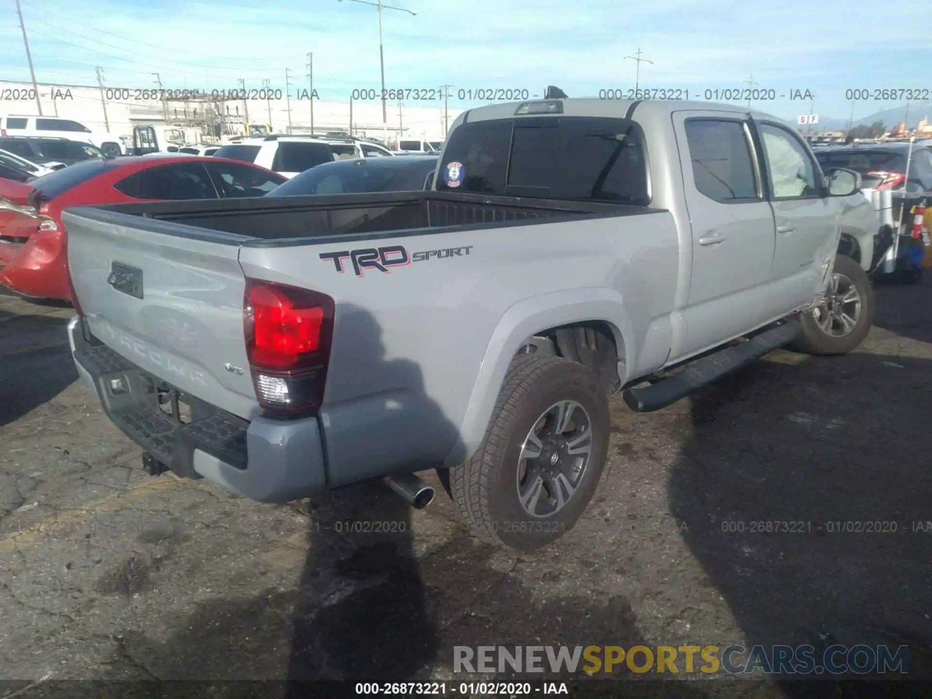 4 Photograph of a damaged car 3TMBZ5DN7KM021199 TOYOTA TACOMA 2019