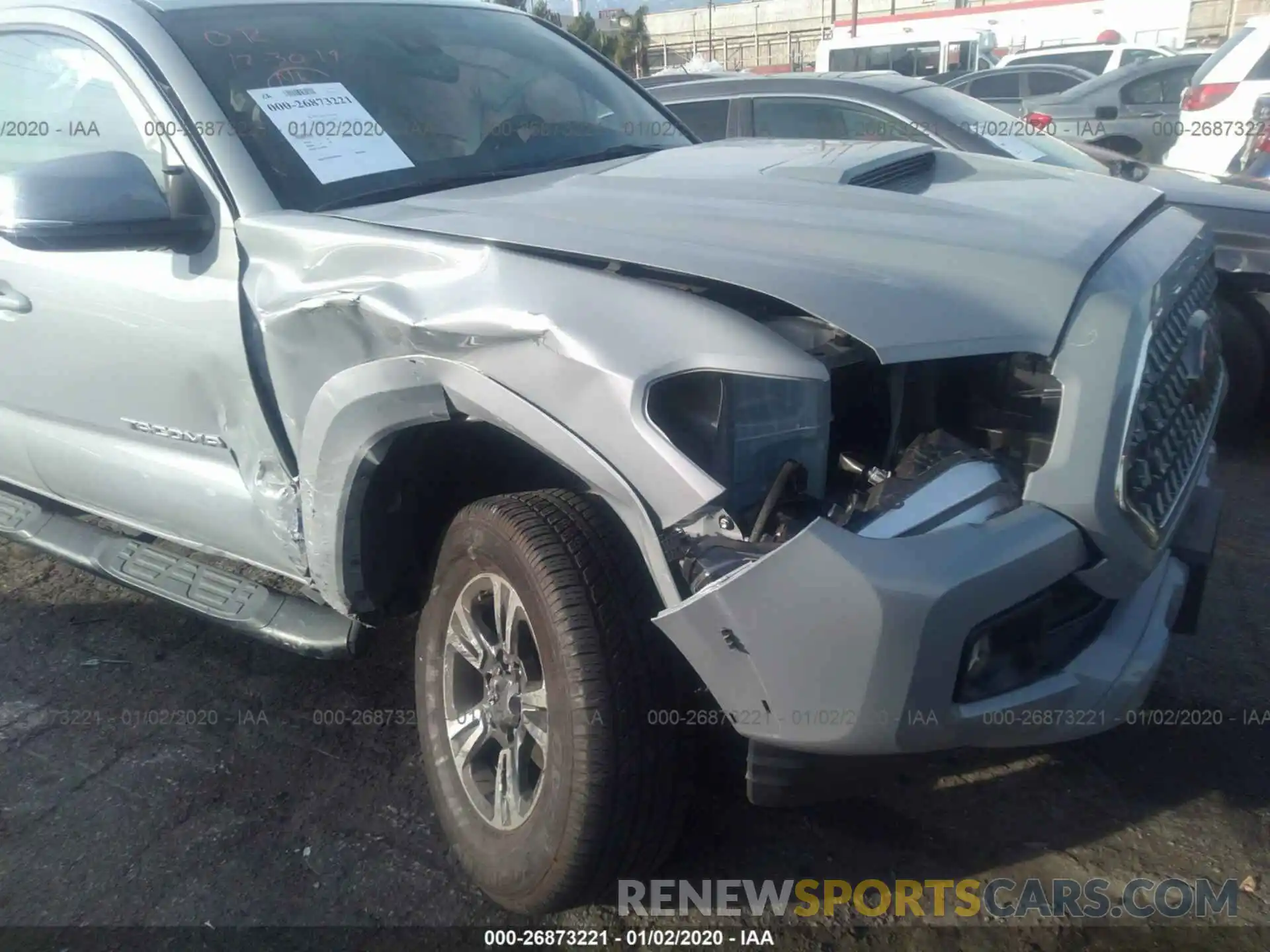 6 Photograph of a damaged car 3TMBZ5DN7KM021199 TOYOTA TACOMA 2019