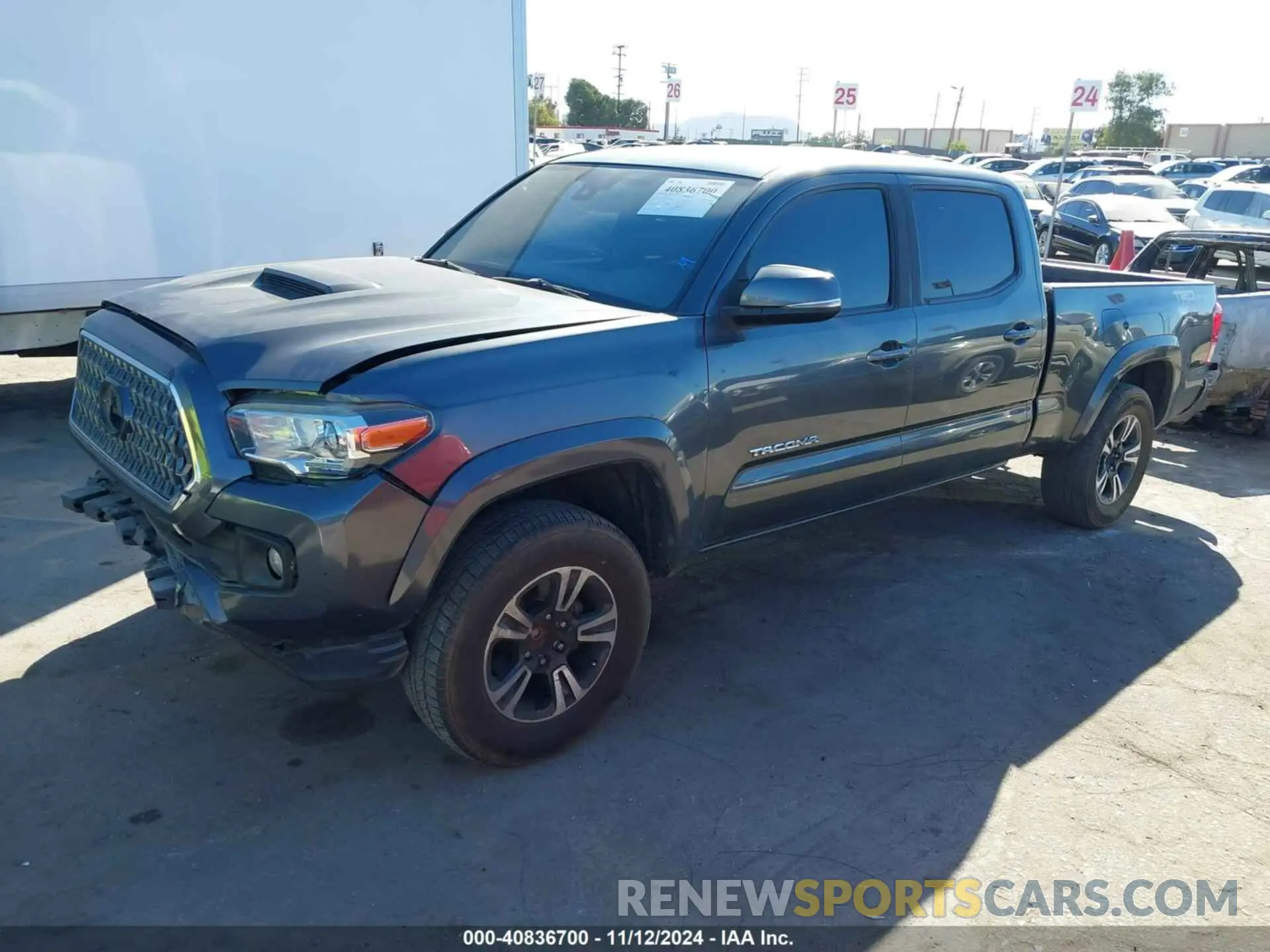 2 Photograph of a damaged car 3TMBZ5DN7KM021607 TOYOTA TACOMA 2019