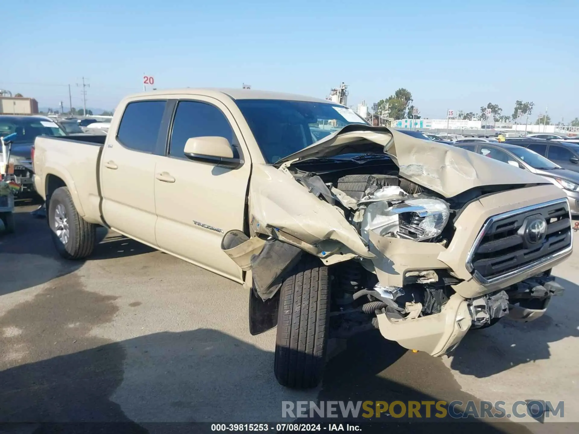 1 Photograph of a damaged car 3TMBZ5DN9KM020846 TOYOTA TACOMA 2019