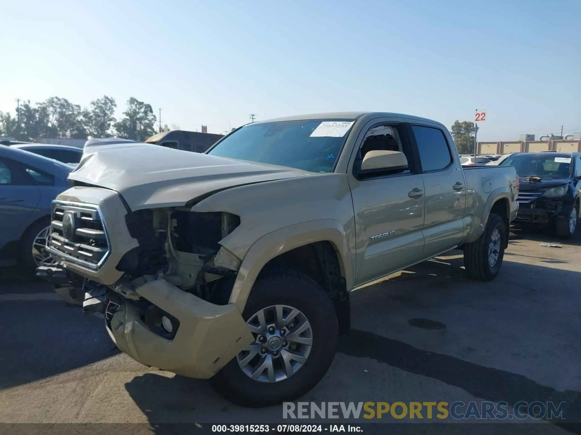 2 Photograph of a damaged car 3TMBZ5DN9KM020846 TOYOTA TACOMA 2019