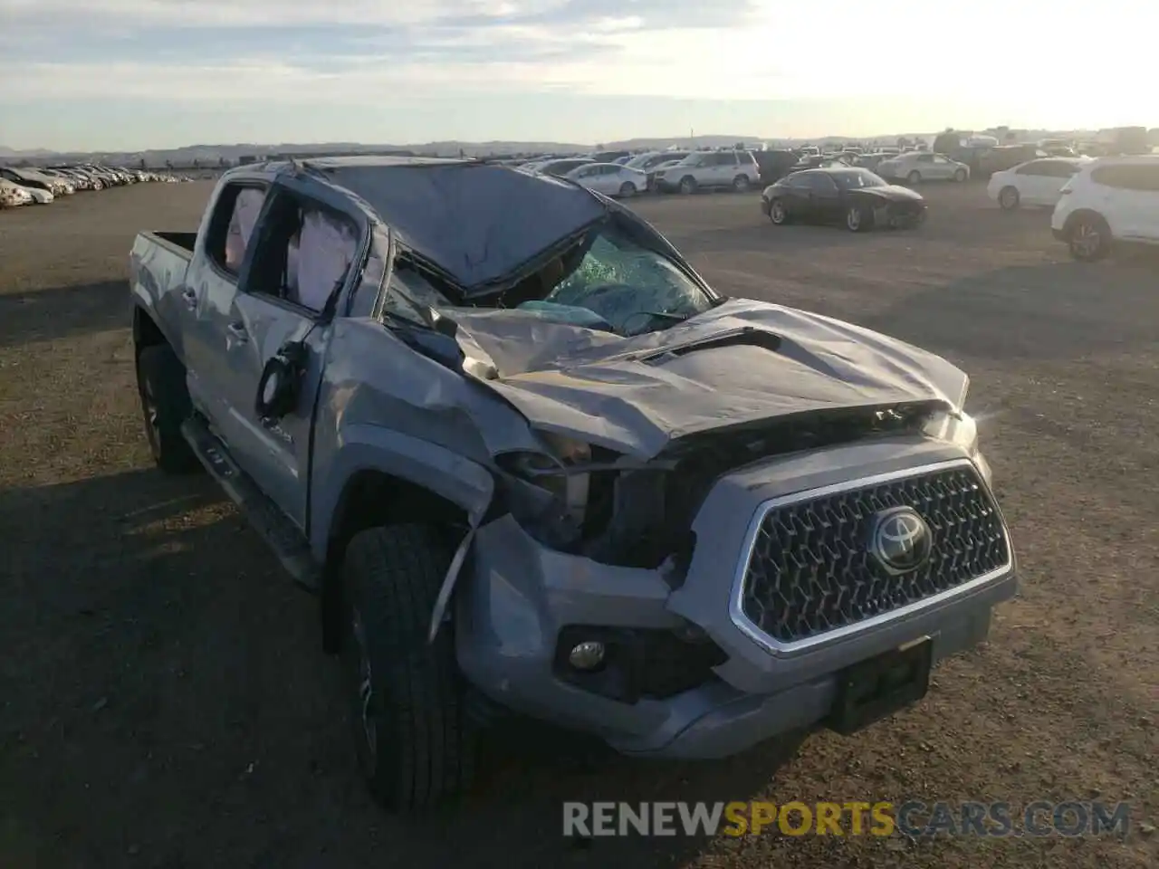 9 Photograph of a damaged car 3TMBZ5DNXKM017566 TOYOTA TACOMA 2019