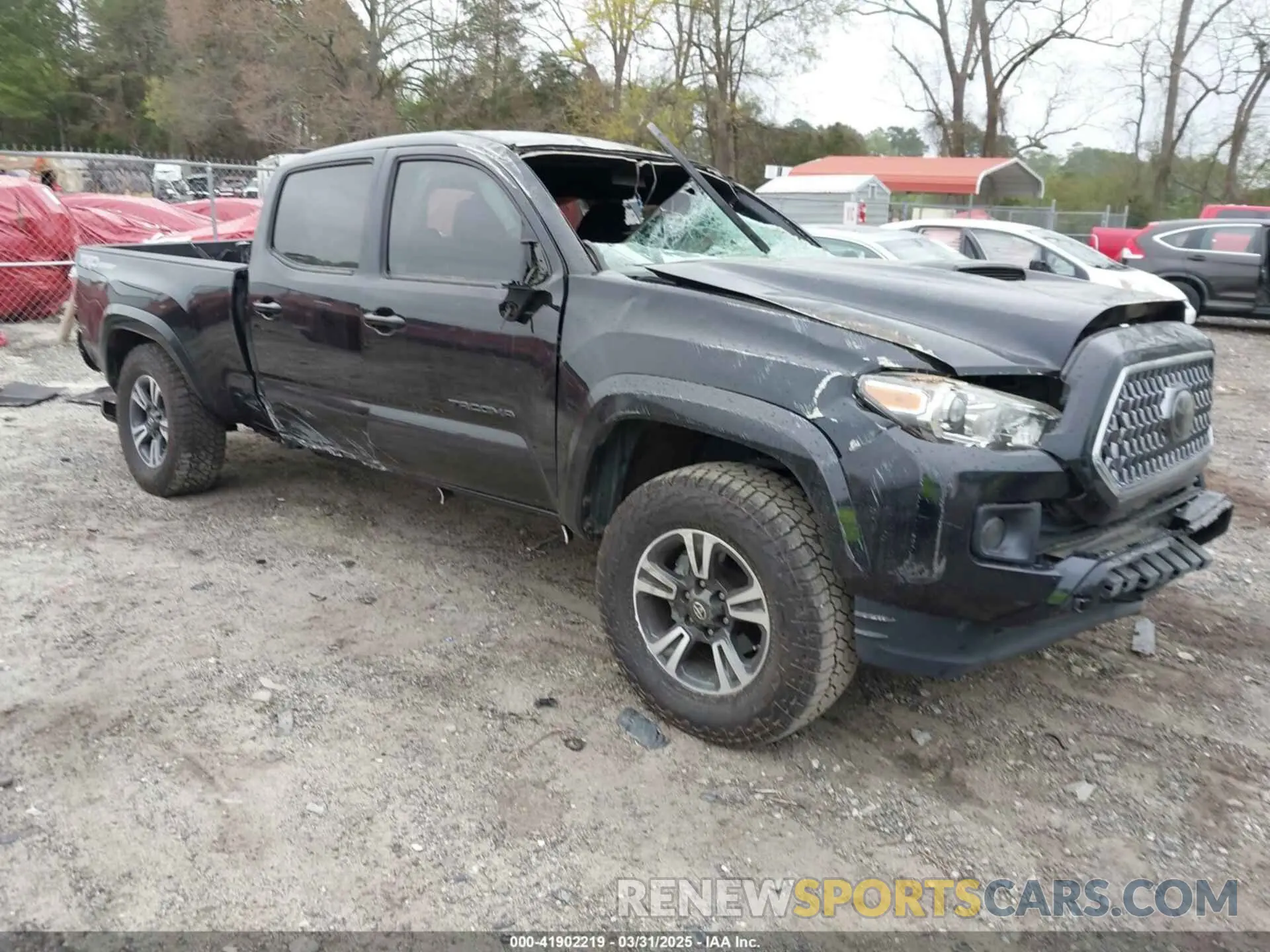 1 Photograph of a damaged car 3TMBZ5DNXKM019818 TOYOTA TACOMA 2019