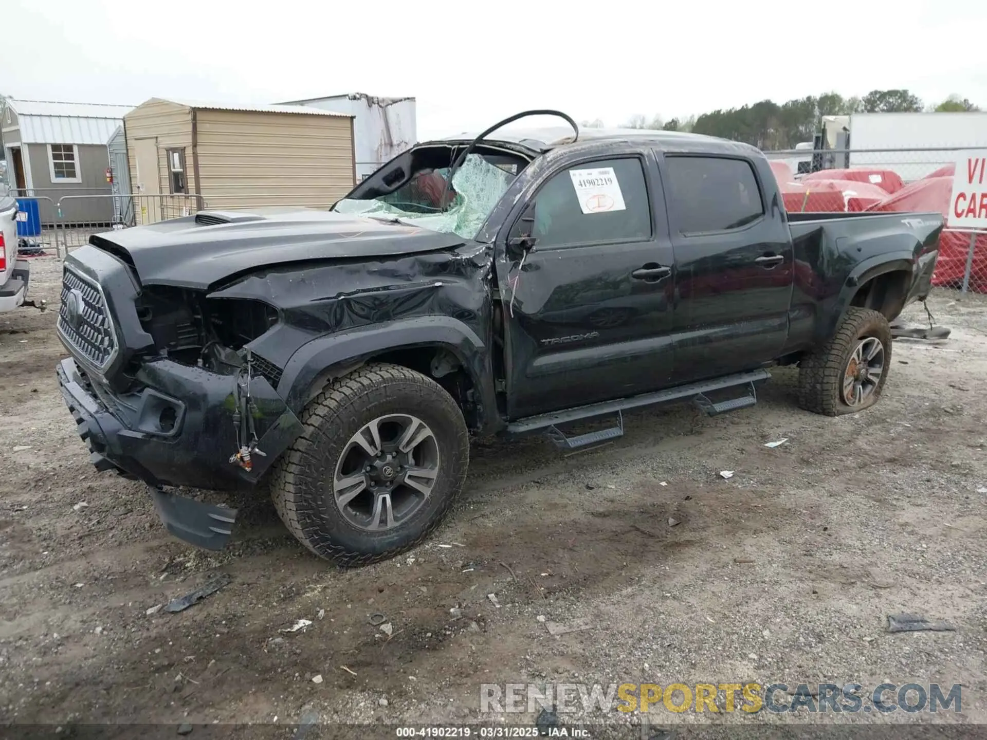 2 Photograph of a damaged car 3TMBZ5DNXKM019818 TOYOTA TACOMA 2019