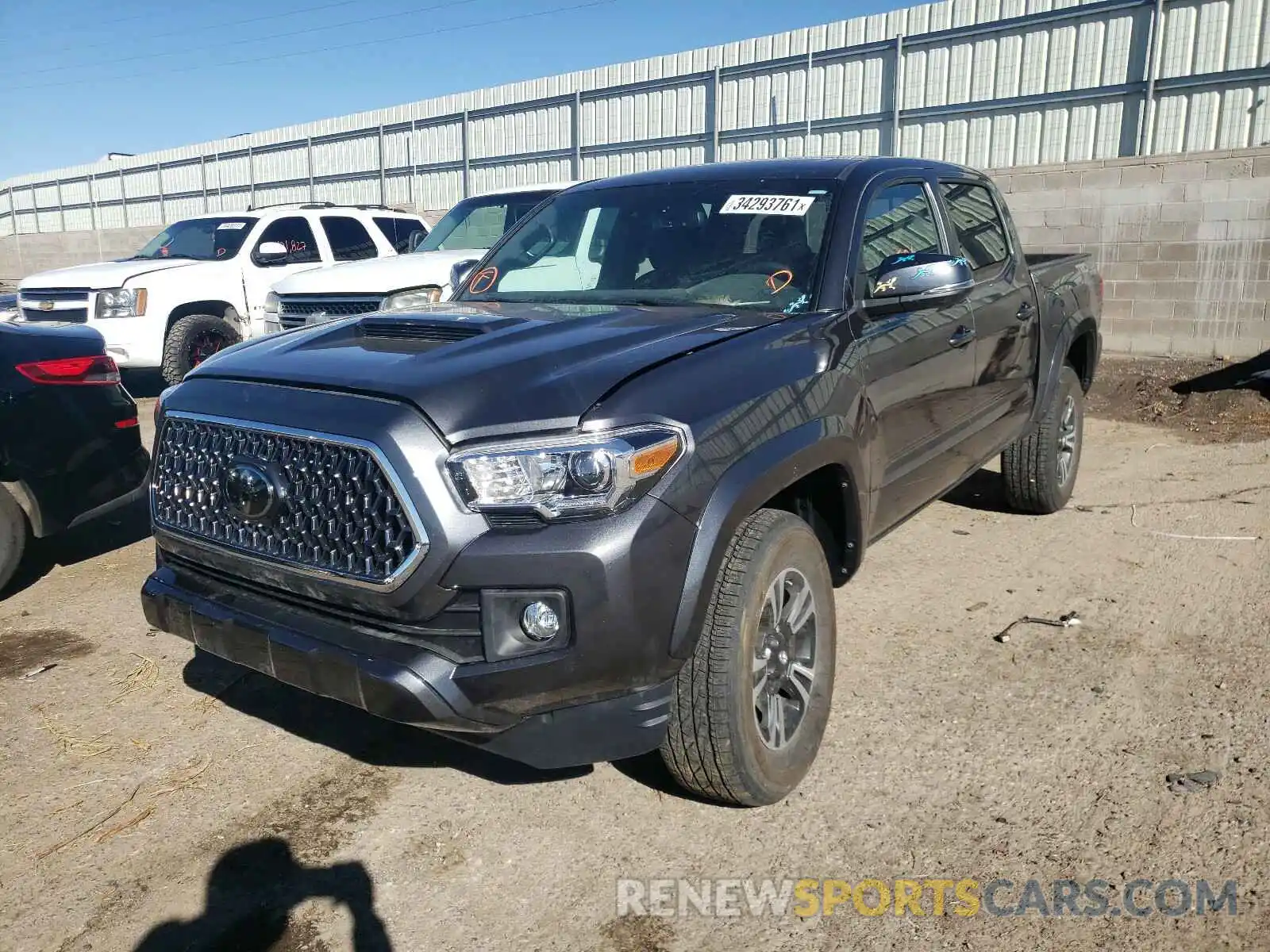 2 Photograph of a damaged car 3TMCZ5AN0KM193440 TOYOTA TACOMA 2019