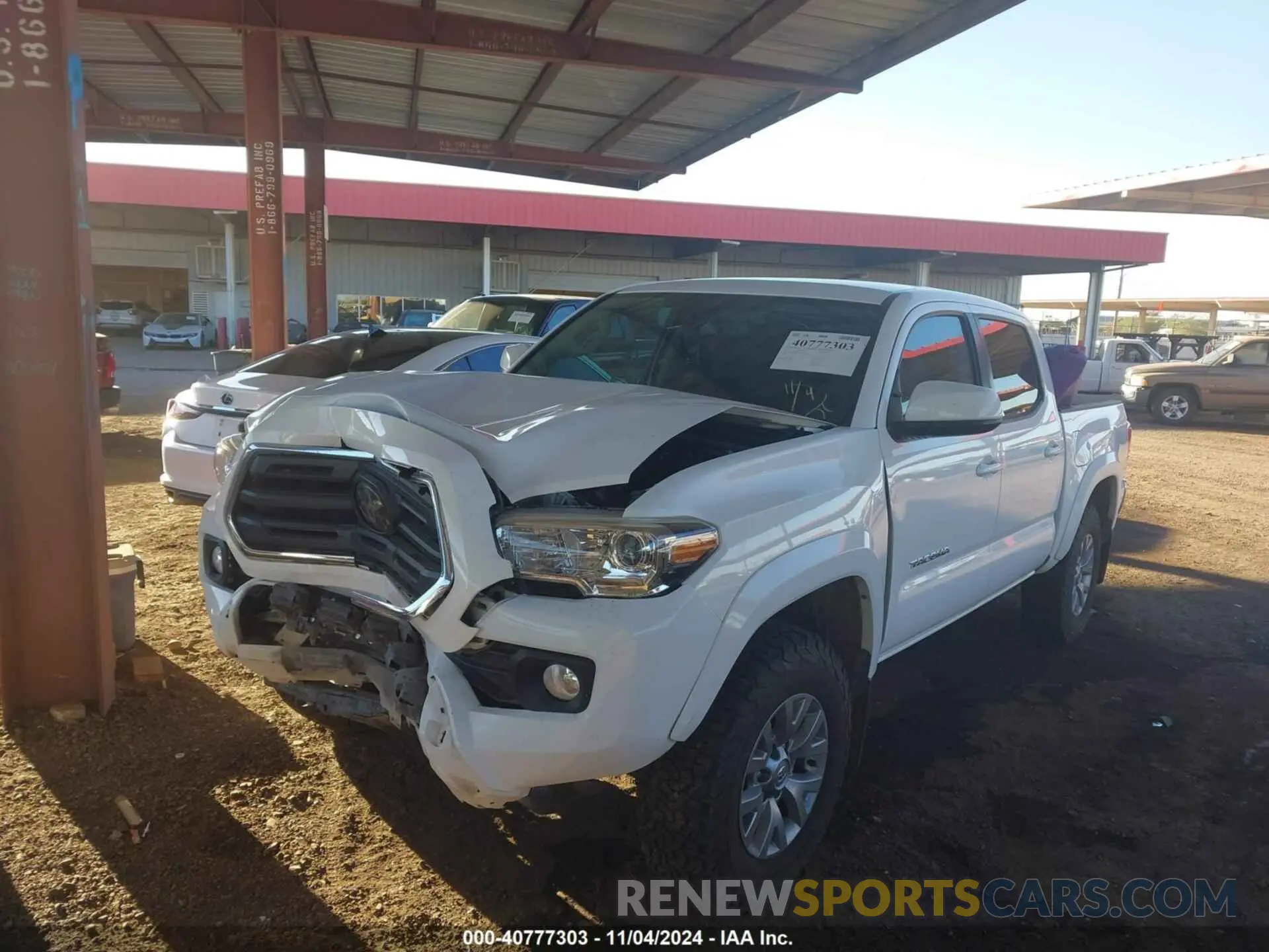 2 Photograph of a damaged car 3TMCZ5AN0KM196029 TOYOTA TACOMA 2019