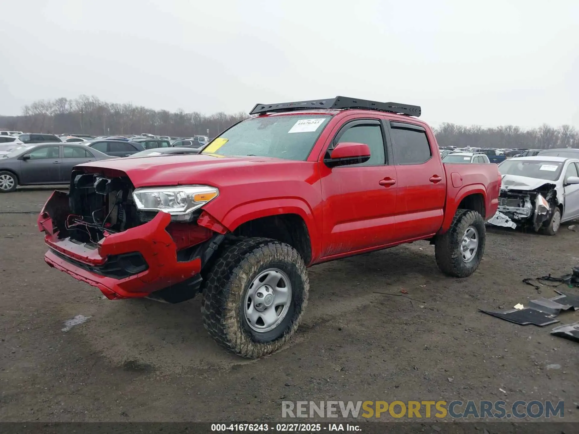 2 Photograph of a damaged car 3TMCZ5AN0KM202251 TOYOTA TACOMA 2019