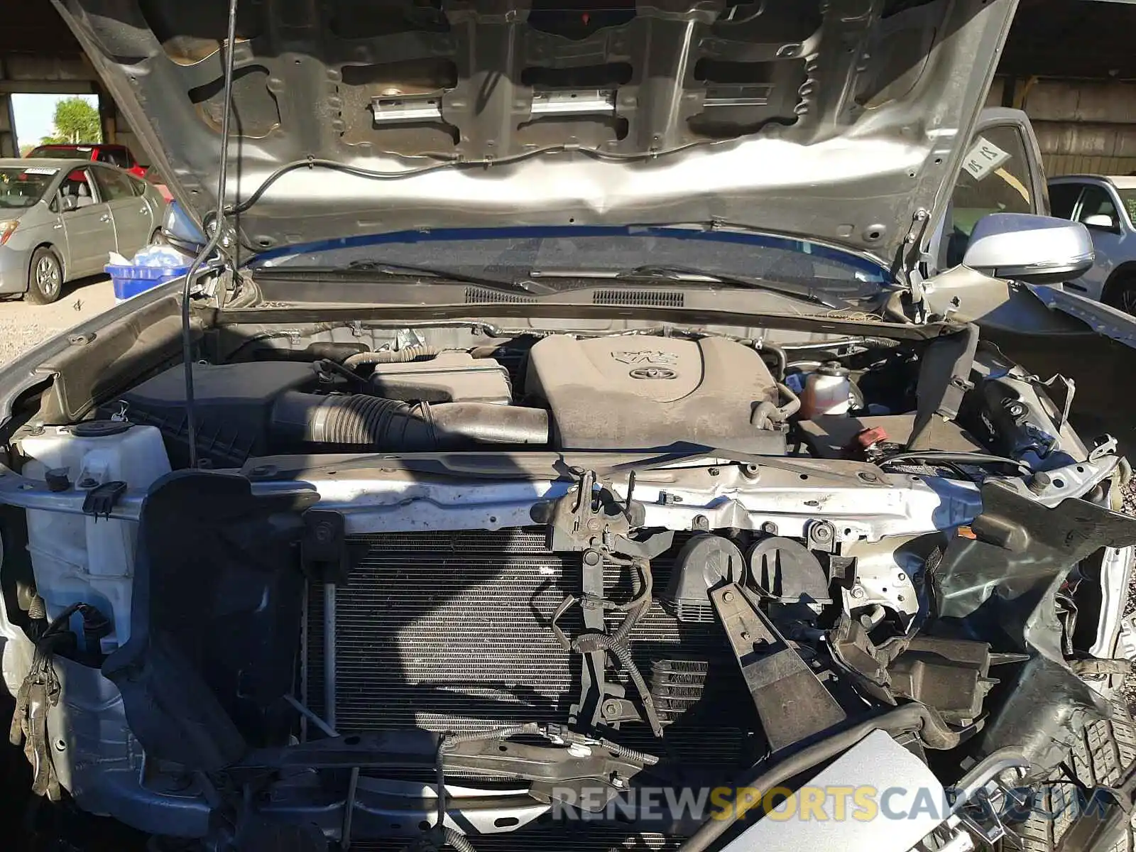 7 Photograph of a damaged car 3TMCZ5AN0KM214268 TOYOTA TACOMA 2019