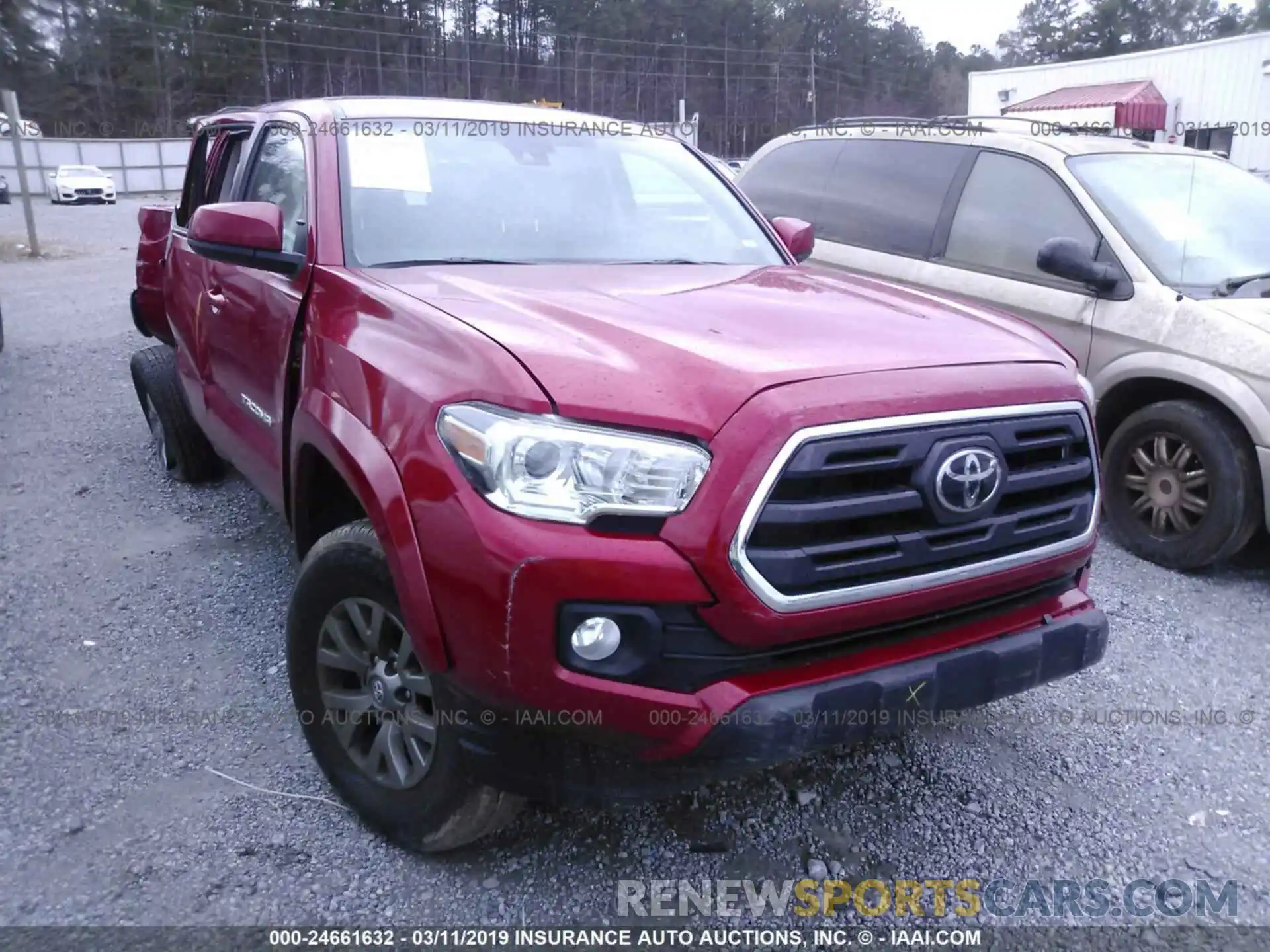 1 Photograph of a damaged car 3TMCZ5AN0KM217512 TOYOTA TACOMA 2019