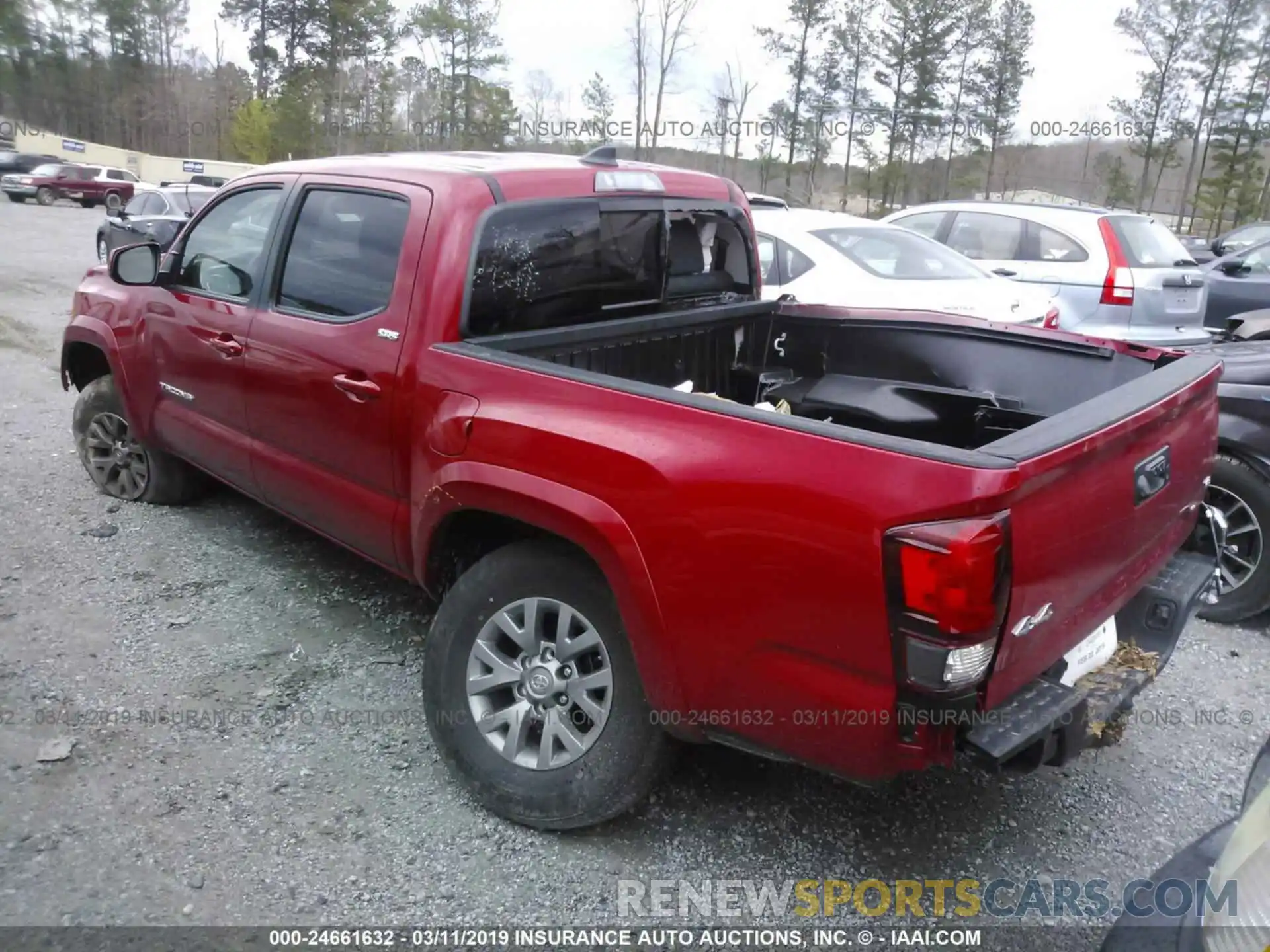 3 Photograph of a damaged car 3TMCZ5AN0KM217512 TOYOTA TACOMA 2019