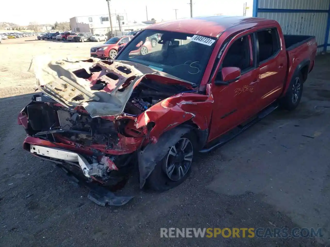 9 Photograph of a damaged car 3TMCZ5AN0KM218580 TOYOTA TACOMA 2019