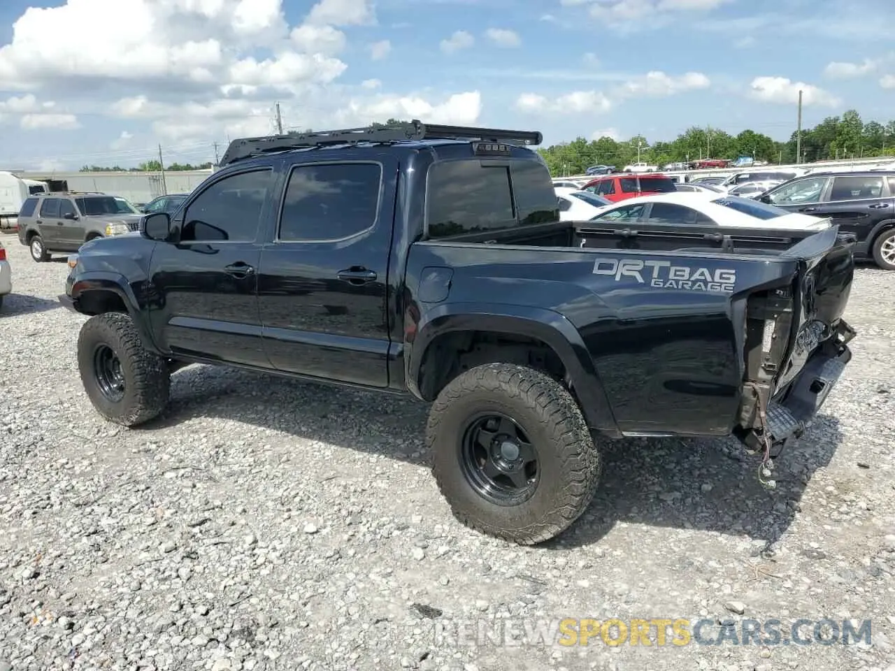 2 Photograph of a damaged car 3TMCZ5AN0KM220264 TOYOTA TACOMA 2019