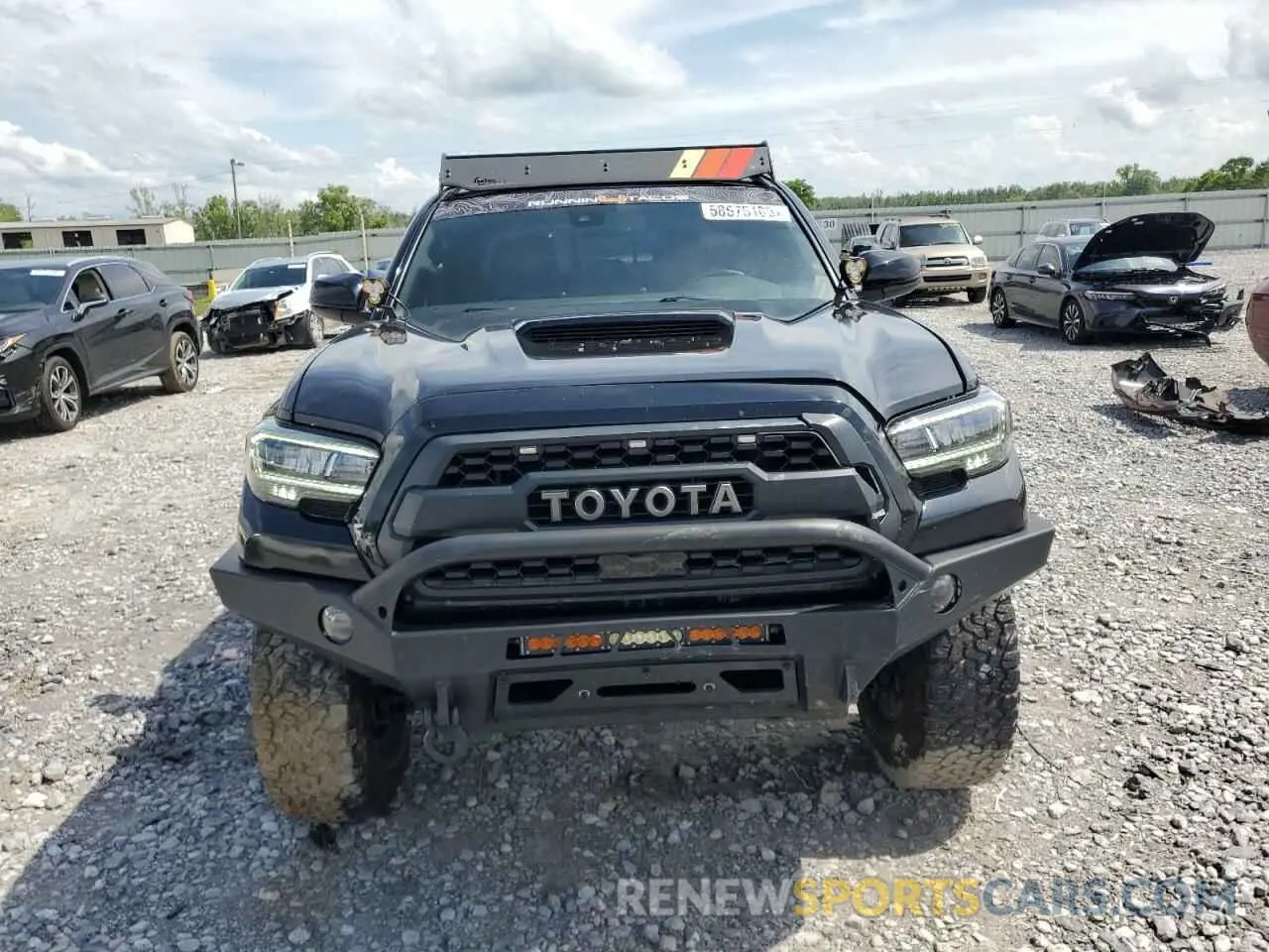 5 Photograph of a damaged car 3TMCZ5AN0KM220264 TOYOTA TACOMA 2019