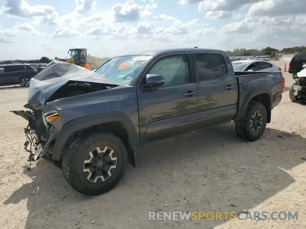 1 Photograph of a damaged car 3TMCZ5AN0KM222287 TOYOTA TACOMA 2019